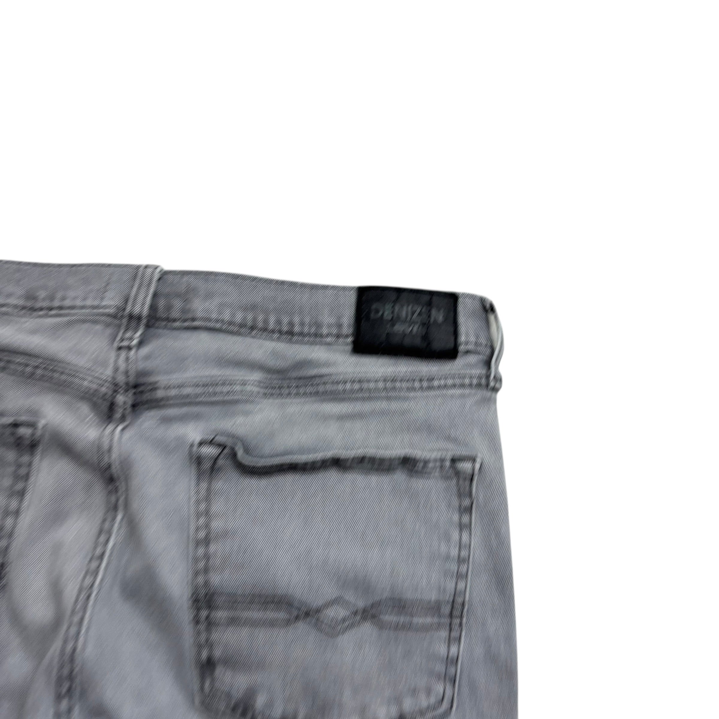 Levis Denizen Jeans W34 L32 Mens Grey Slim Fit Stretch Denim