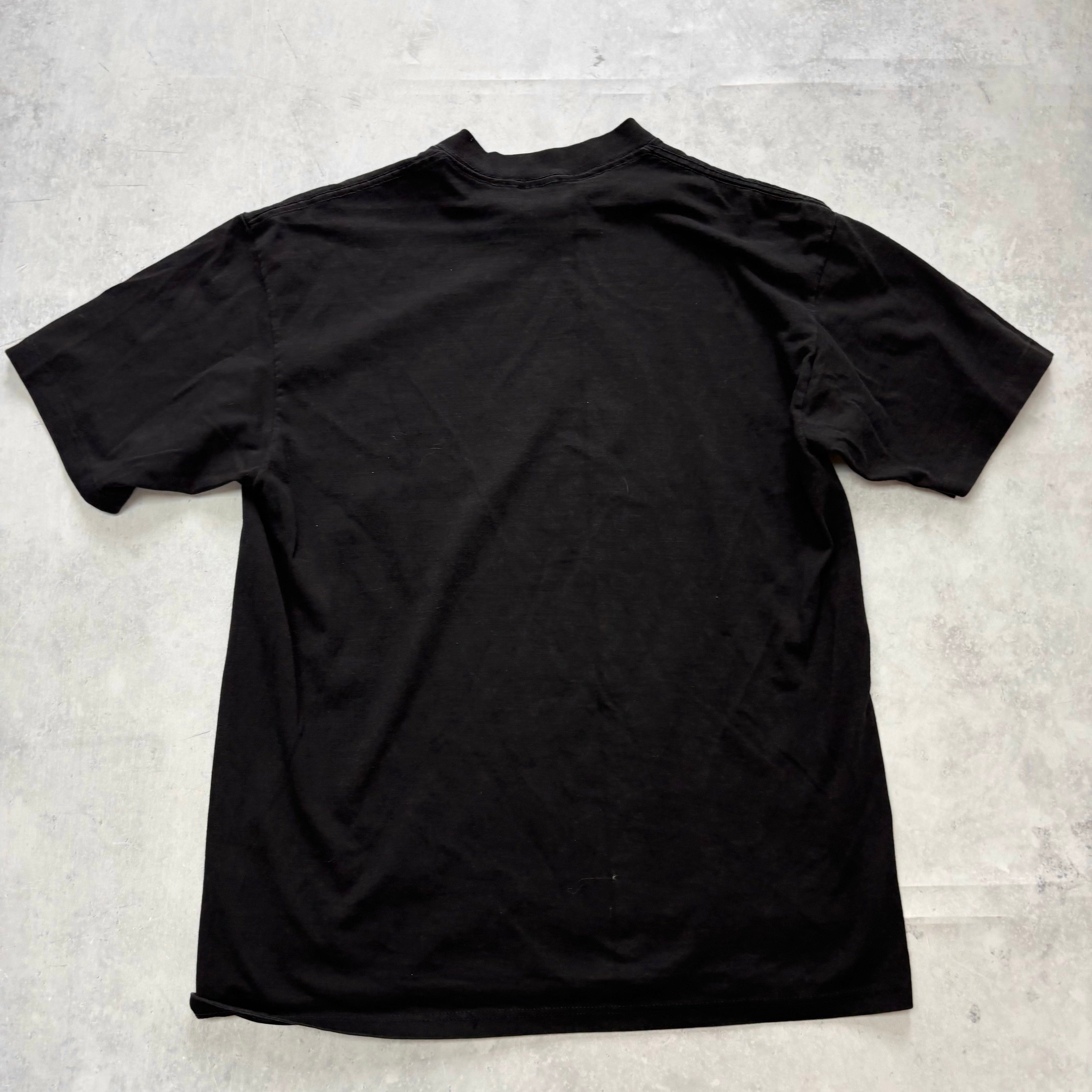 Vintage T Shirt Womens Large Black Single Stitch Graphic Print Dance (E)