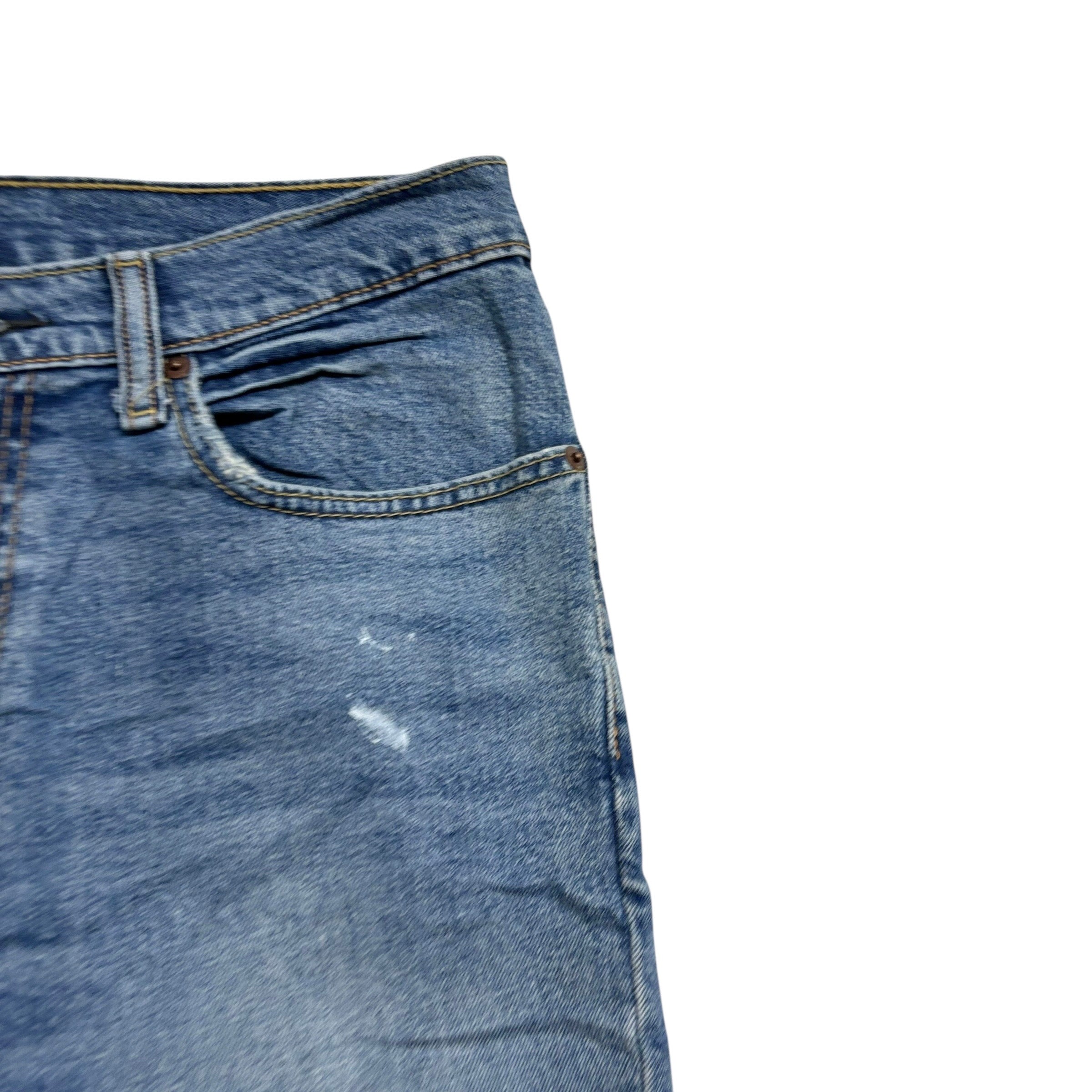 Levis 511 Jeans W34 L32 Mens Mid Blue Slim Fit Stretch Denim