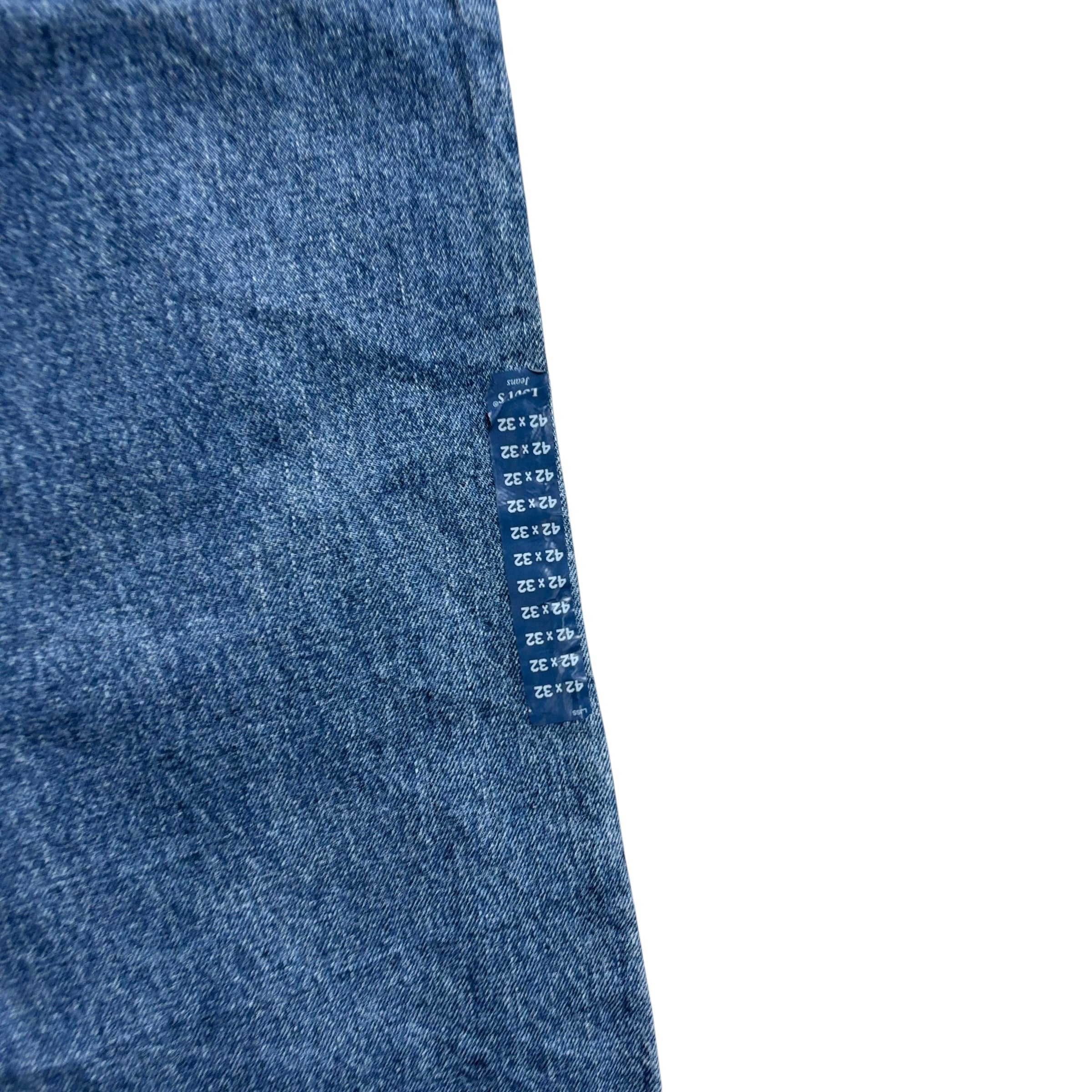 Levis 516 Jeans W40 L32 Mens Mid Blue Regular Straight Fit Vintage Denim (E)