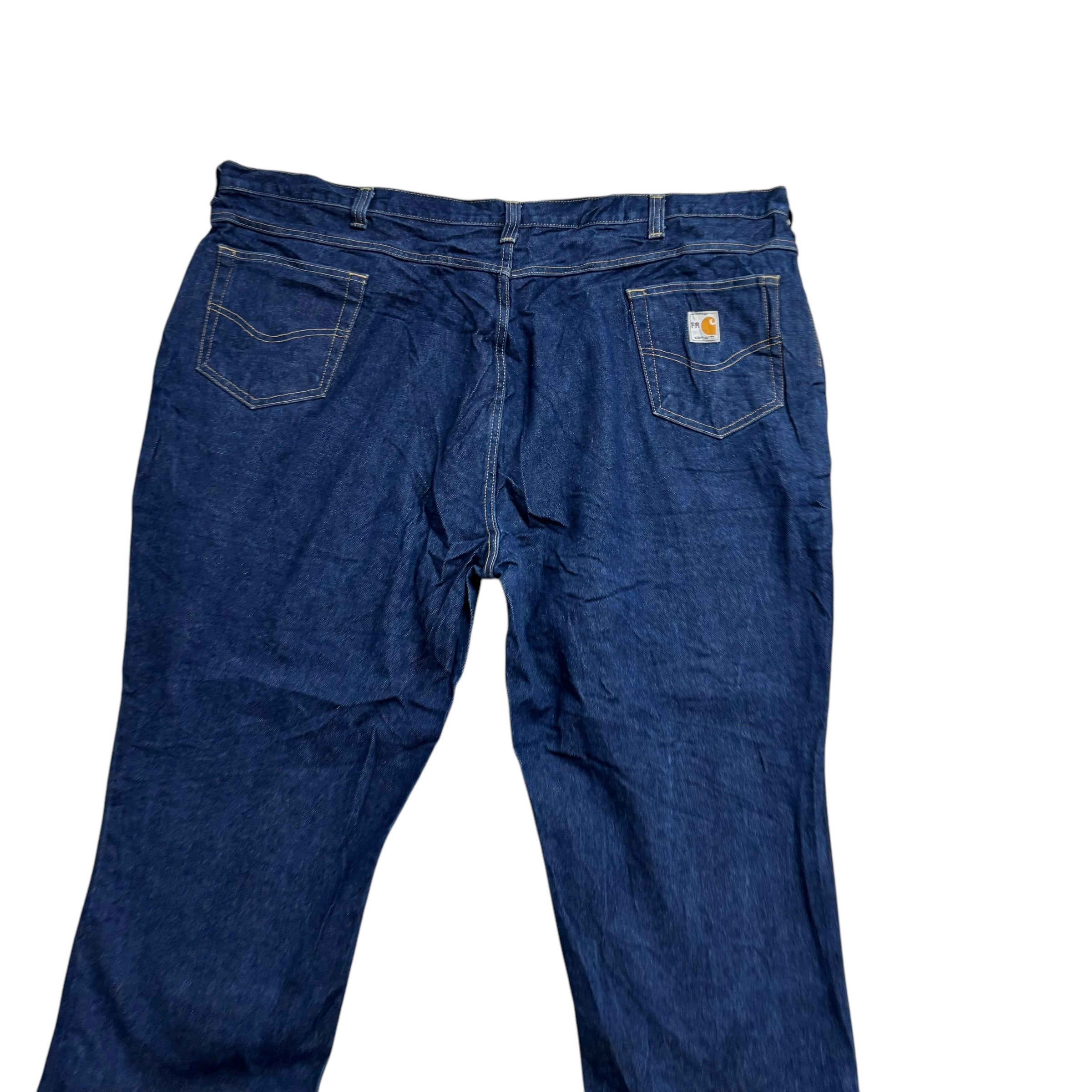 Carhartt Jeans W50 L28 Mens Dark Blue Relaxed Straight Fit Denim (E)