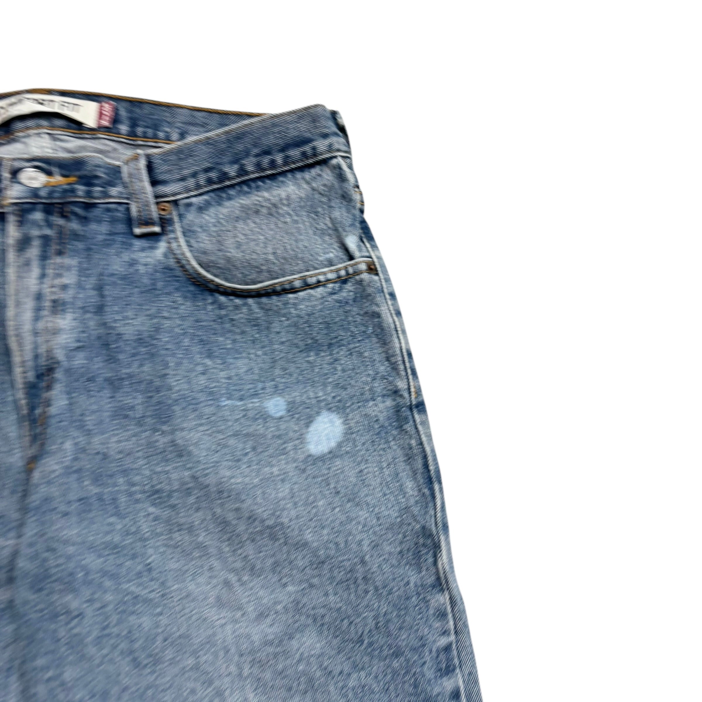 Levis 560 Jeans W34 L34 Mens Mid Blue Baggy Relaxed Comfort Fit Vintage Denim