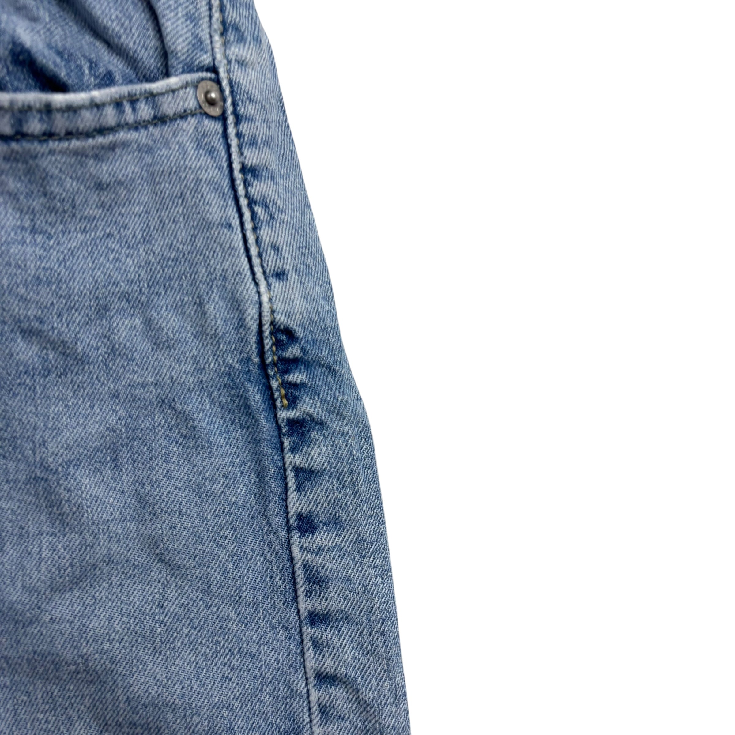 Levis 502 Jeans W31 L31 Mens Light Blue Regular Tapered Fit Stretch Denim