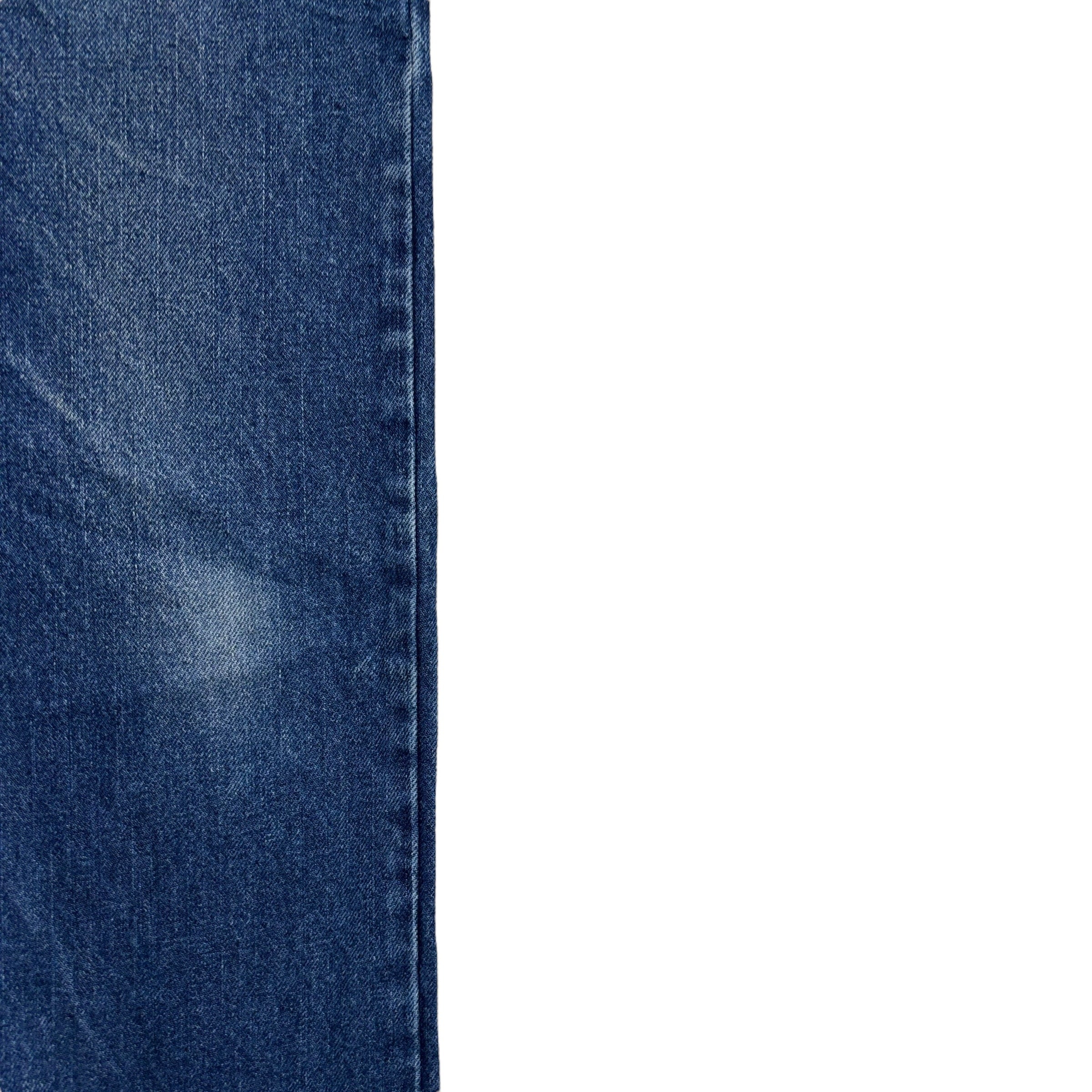 Lee Jeans W34 L30 Mens Mid Blue Regular Straight Fit Denim
