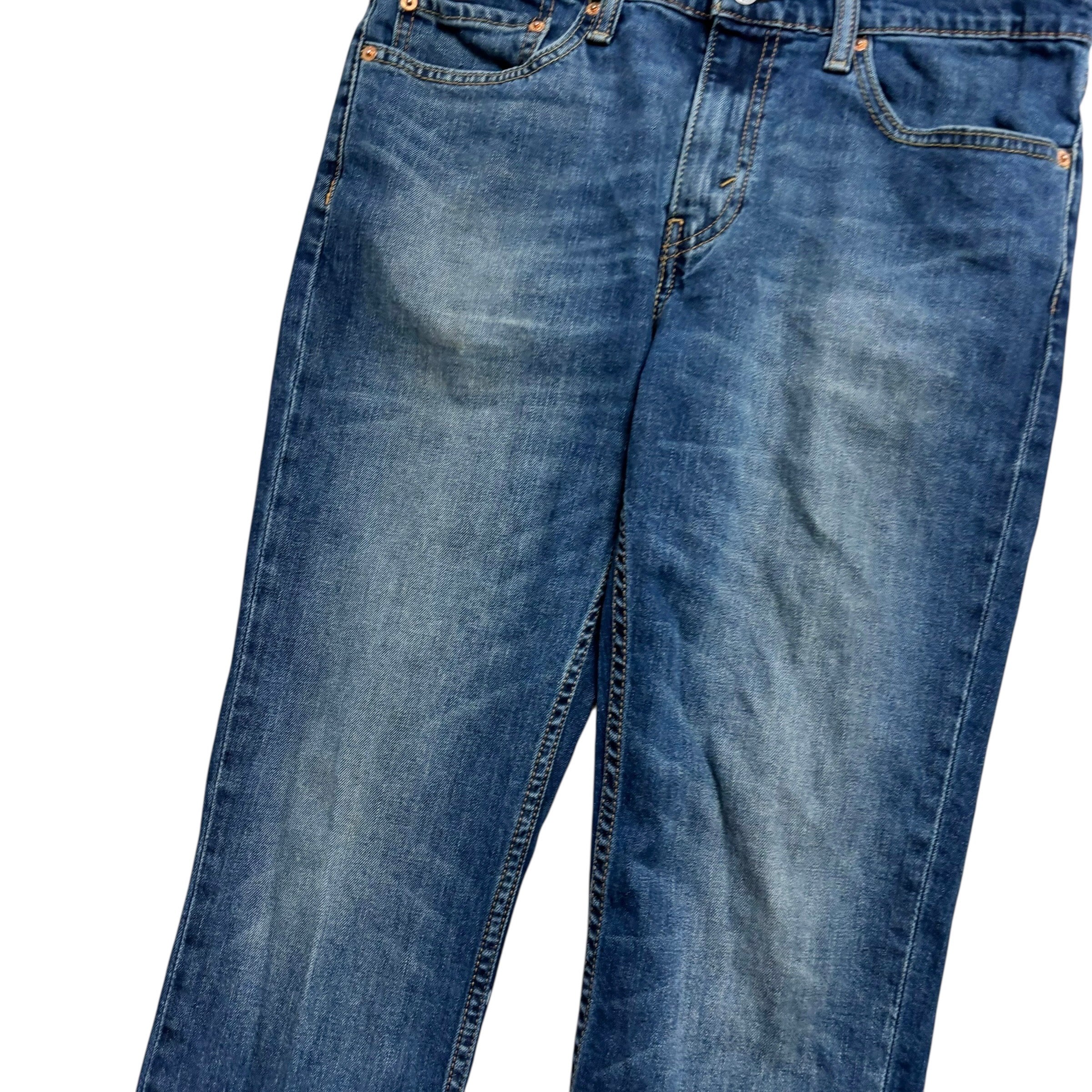Levis 511 Jeans W33 L32 Mens Mid Blue Slim Fit Stretch Denim (F)