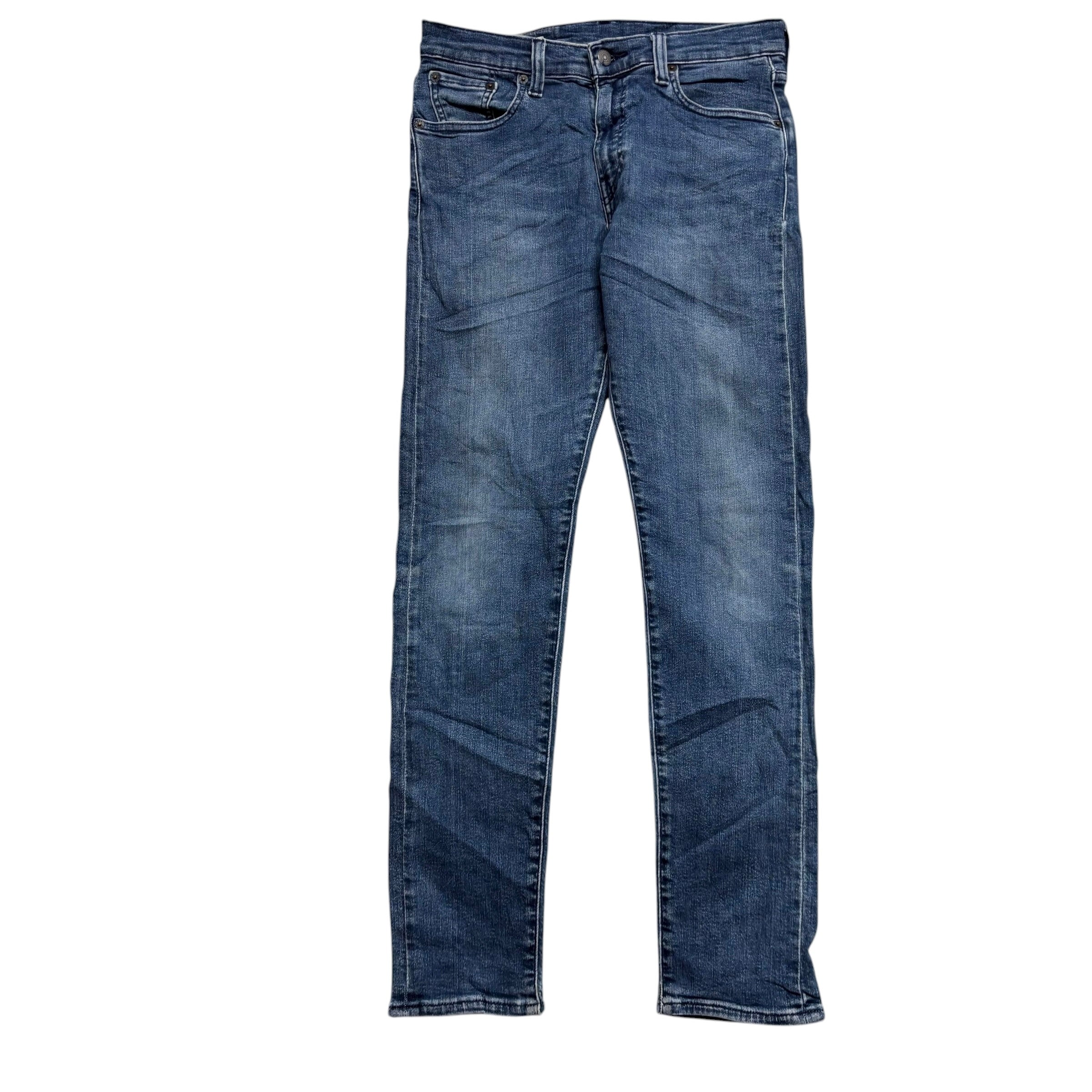 Levis 512 Jeans W30 L32 Mens Navy Blue Slim Tapered Fit Stretch Denim