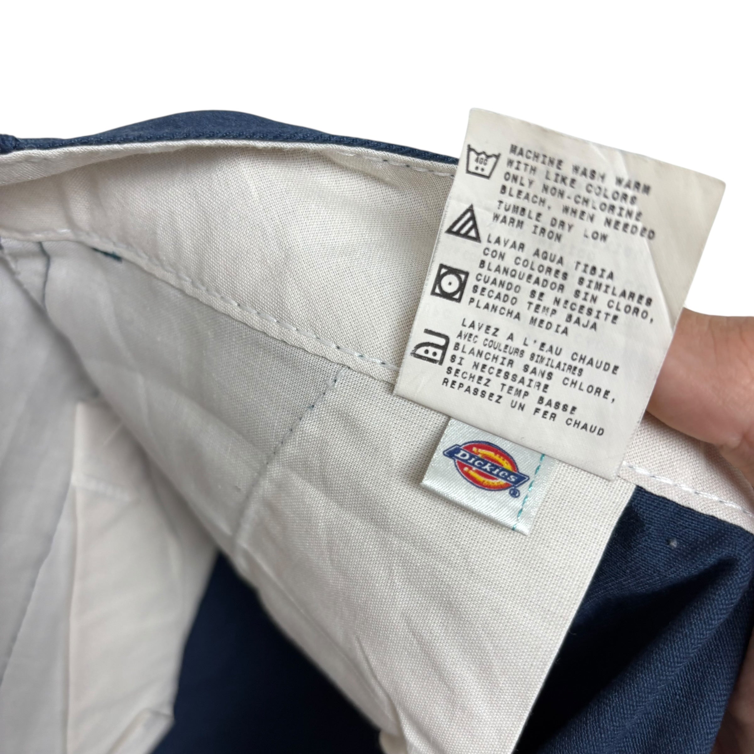 Dickies 874 Trousers W40 L30 Mens Blue Original Straight Fit Pants (E)