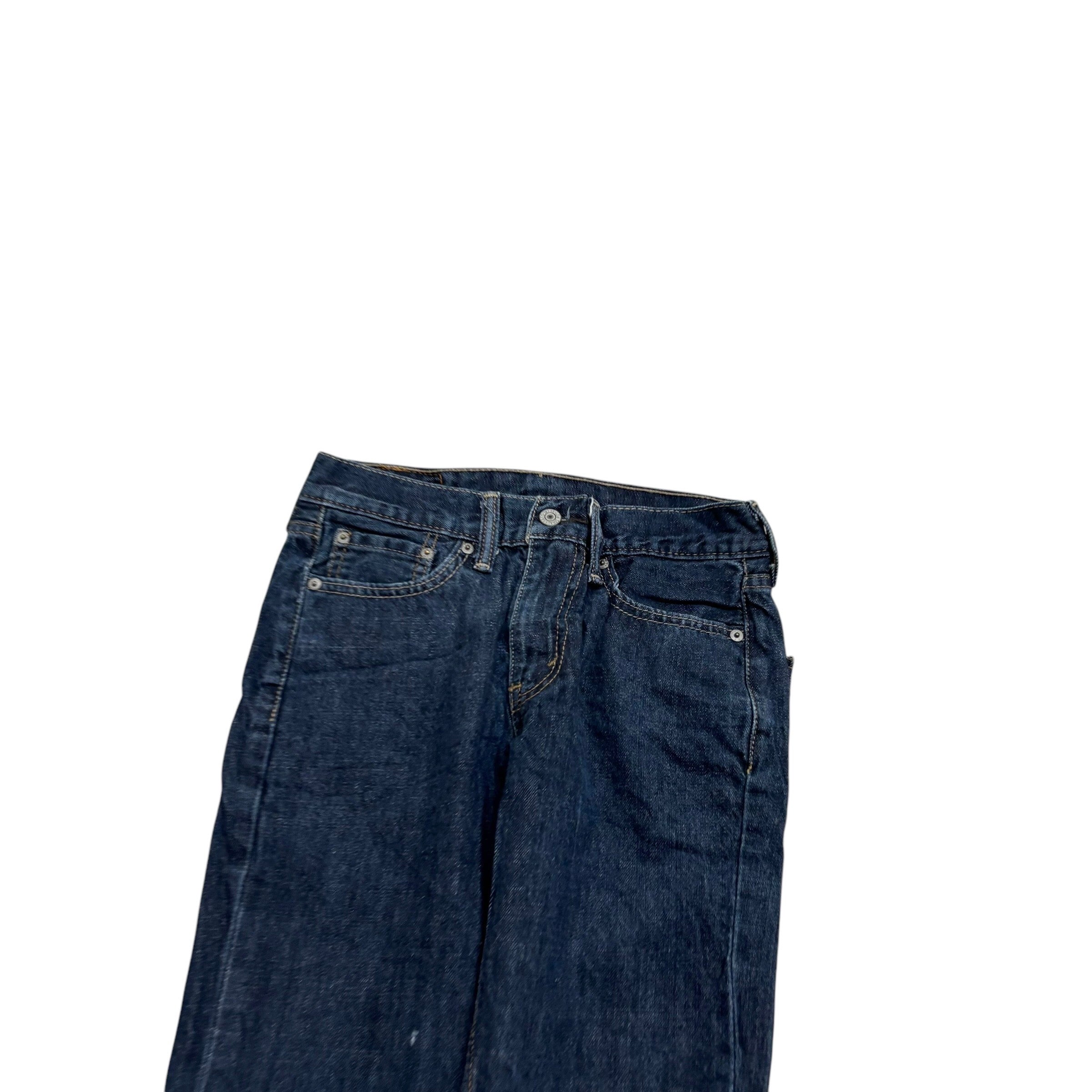 Levis 514 Jeans W26 L30 Mens Dark Blue Regular Straight Fit Denim