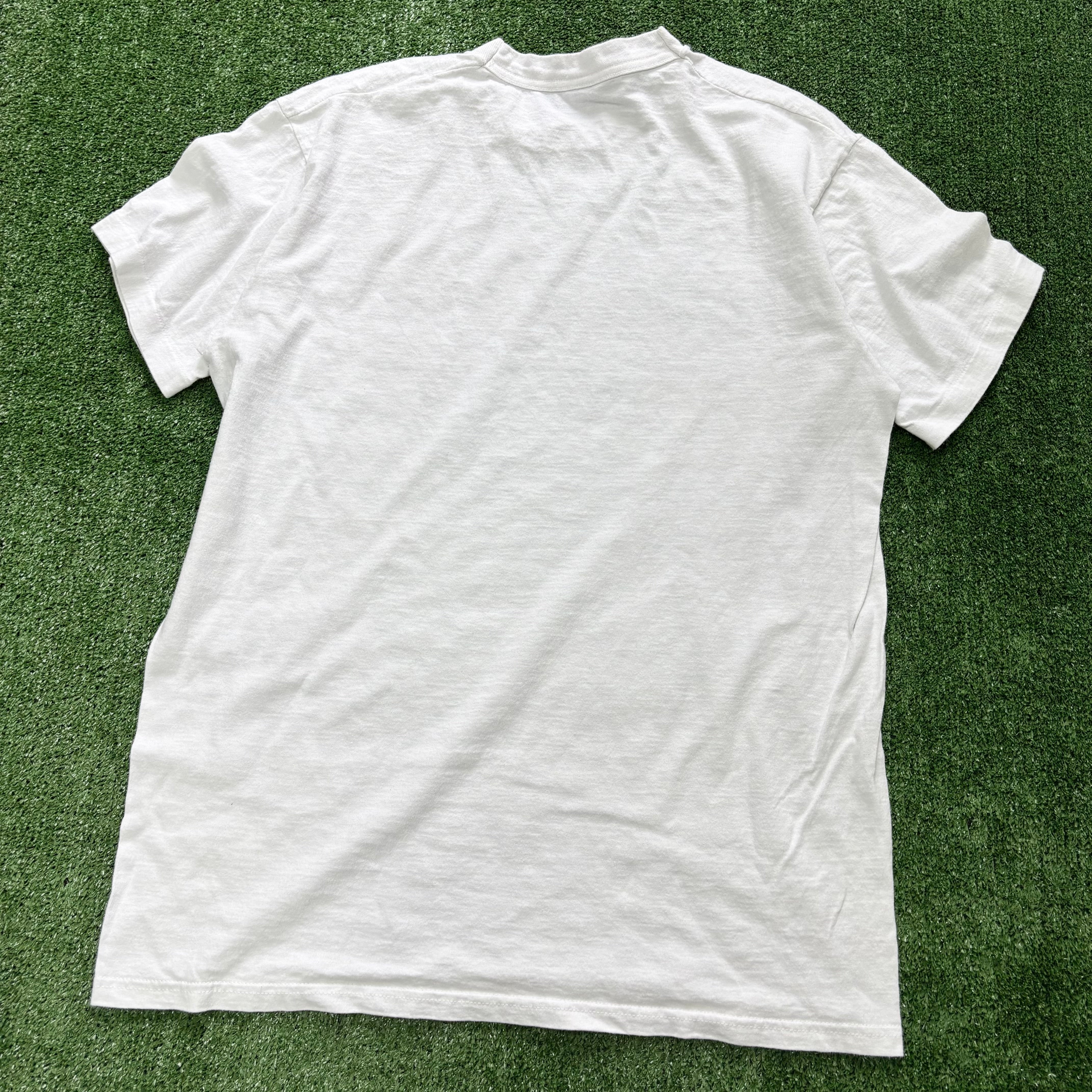 Vintage T Shirt Mens XL White Single Stitch Graphic Print 90s USA (F)