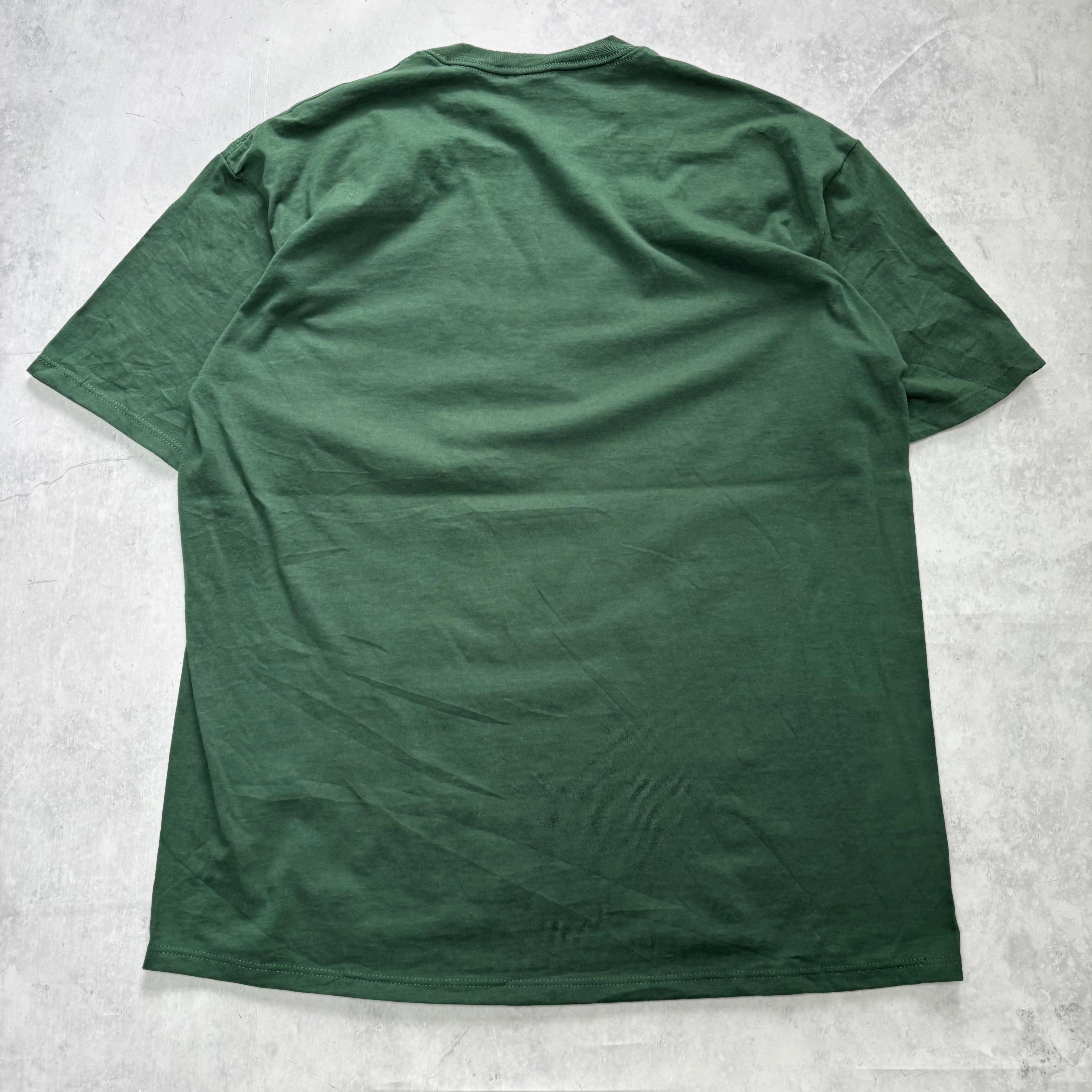 Vintage T Shirt Mens XL Green Graphic Print 90s Flowers (E)