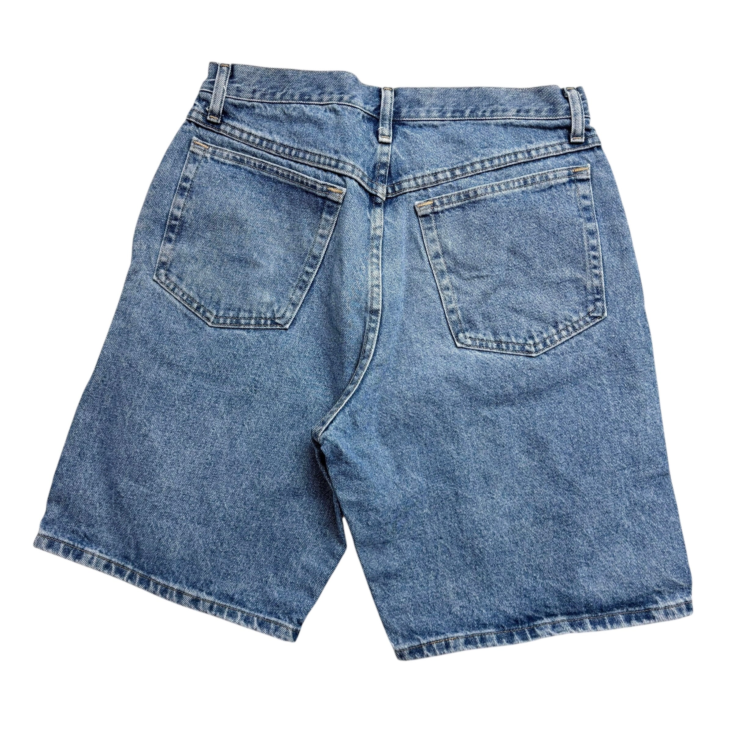 Wrangler Baggy Jorts W30 Mens Denim Shorts Mid Blue Relaxed Fit Vintage