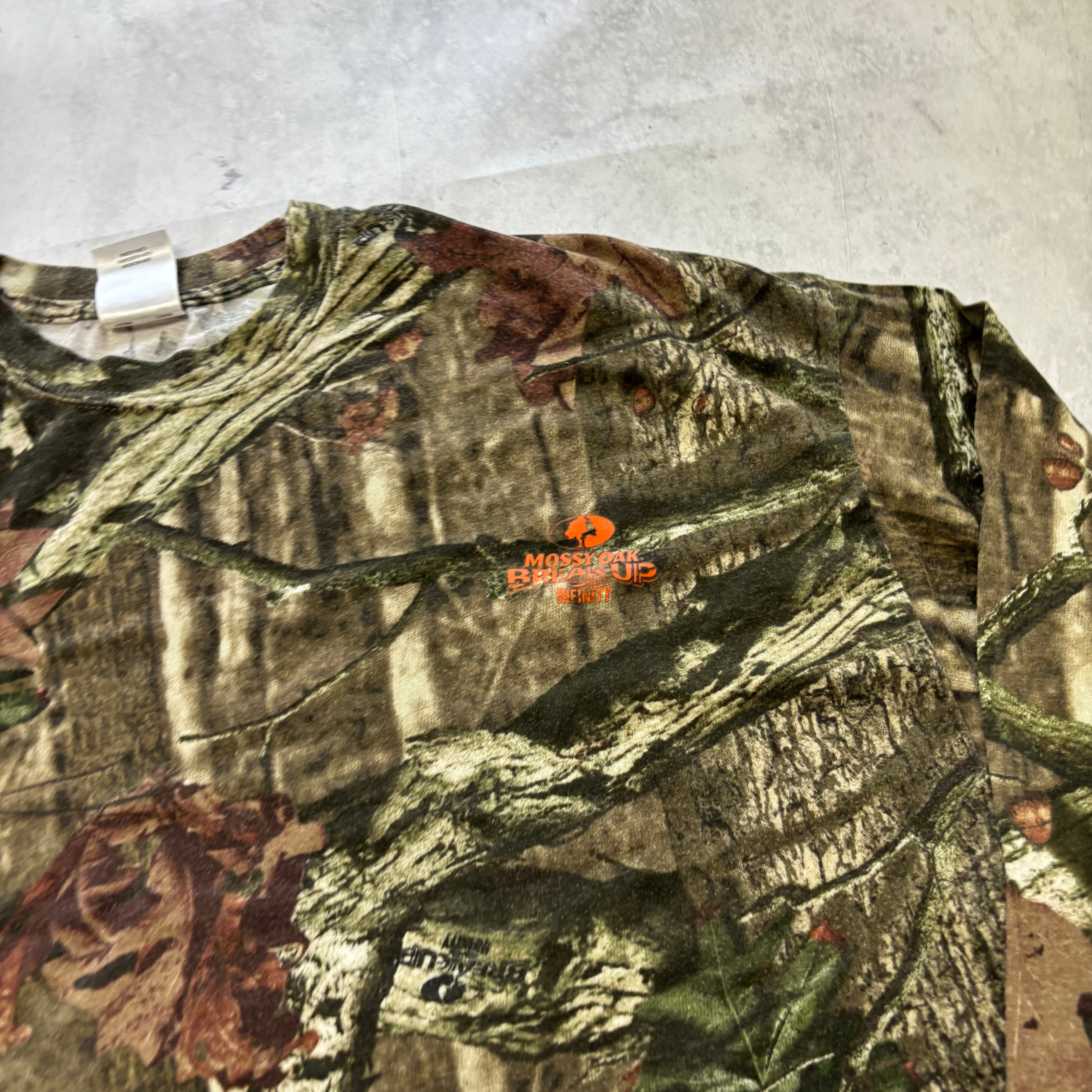 RealTree T Shirt Mens XXL Camo Y2K Hunting Long Sleeve Mossy Oak (E)