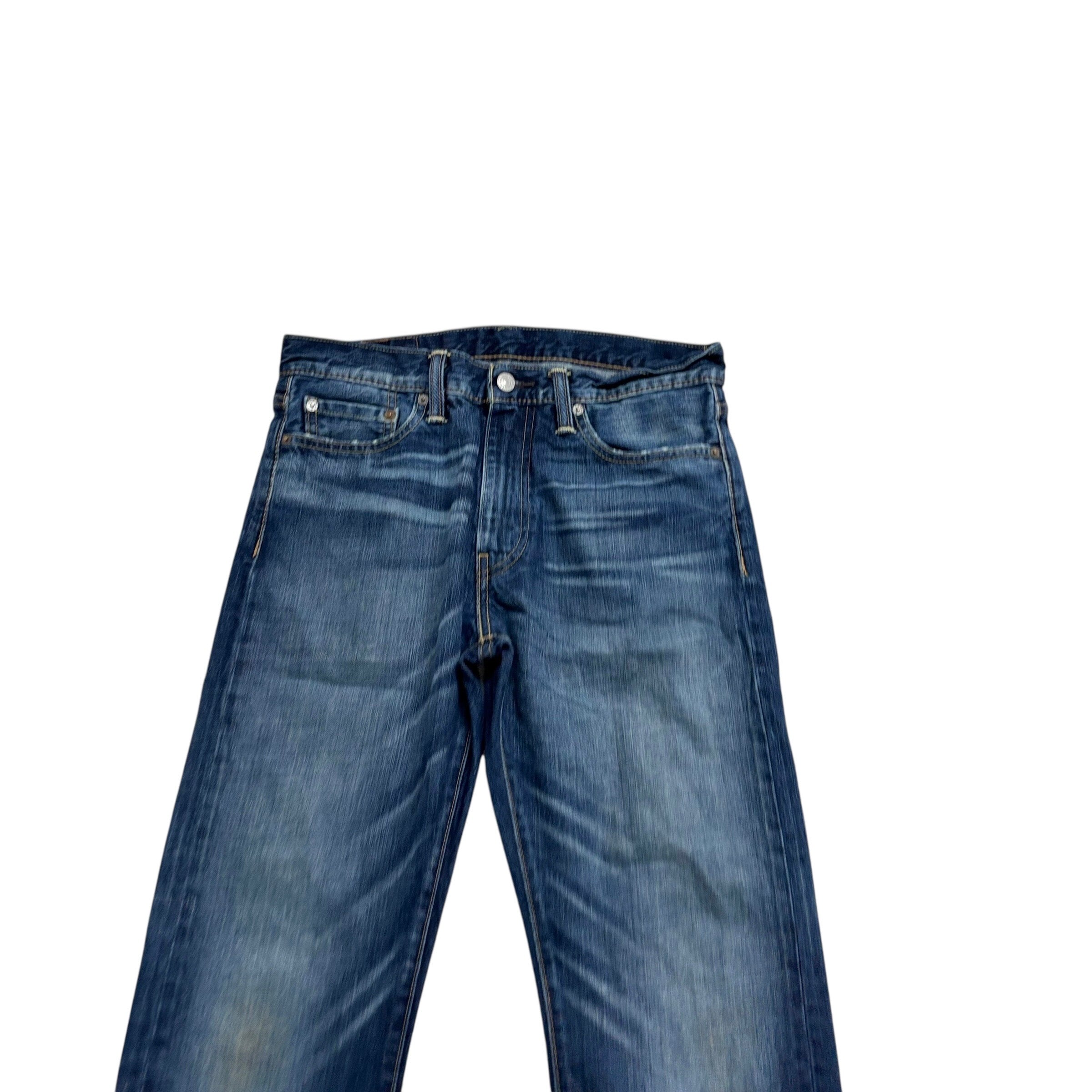 Levis 513 Jeans W31 L30 Mens Dark Blue Slim Straight Fit Denim