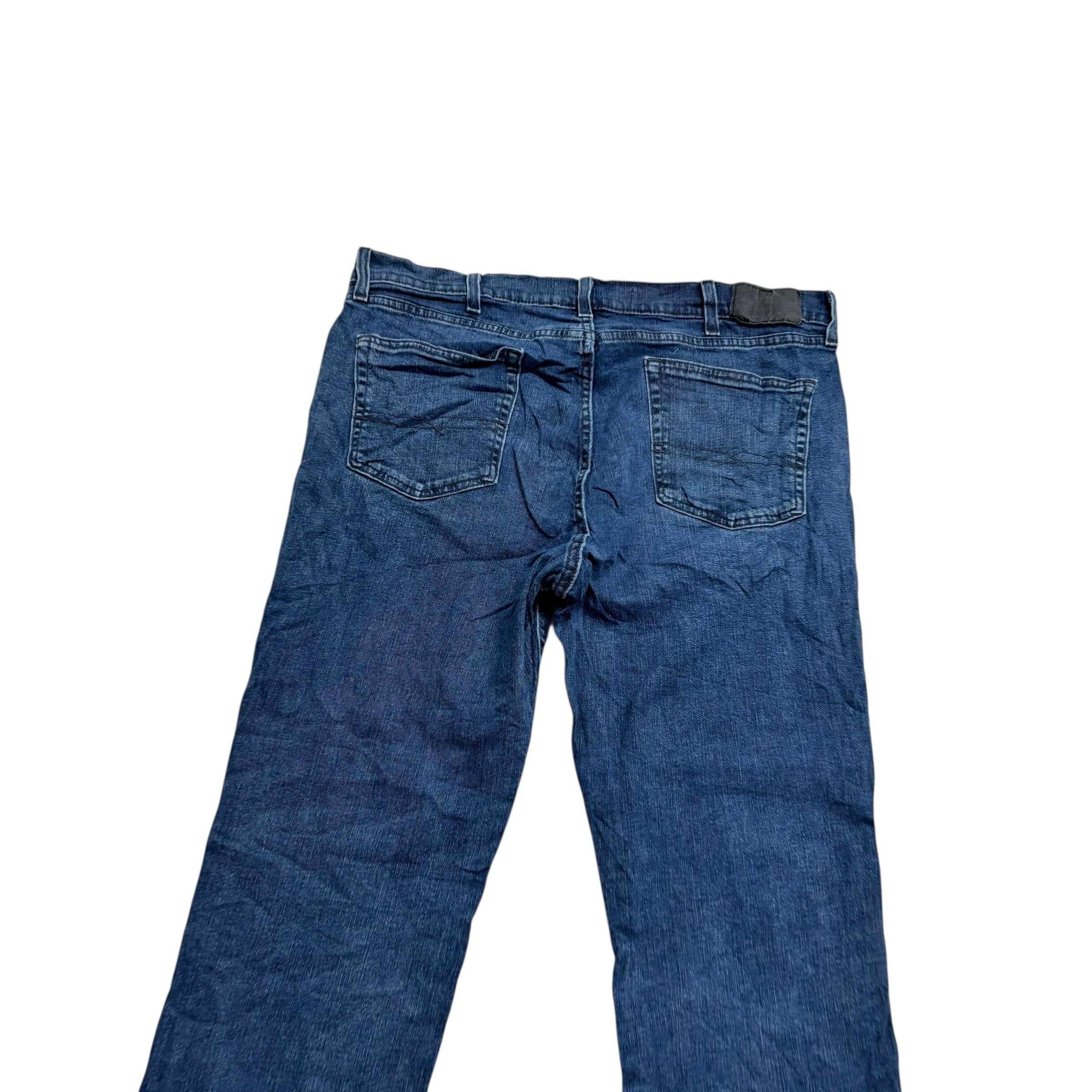 Levis Signature Jeans W38 L32 Mens Navy Blue Athletic Tapered Fit Stretch (E)