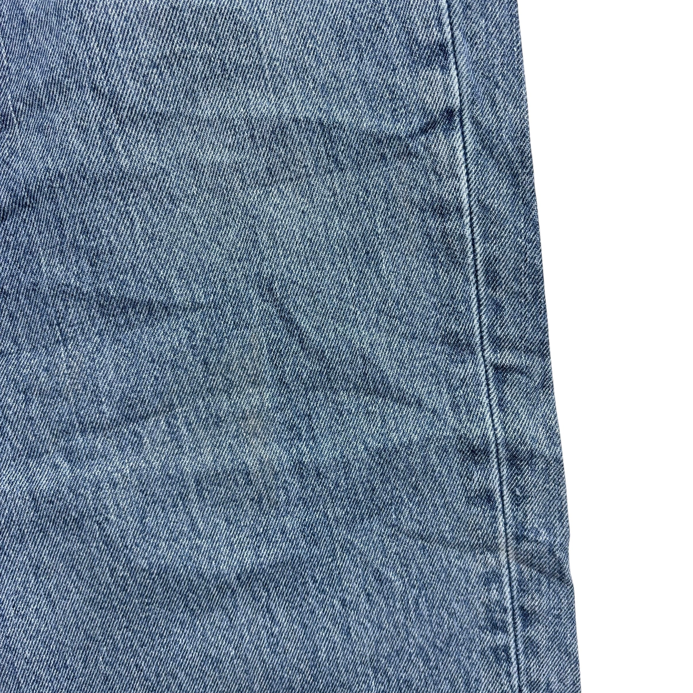 Levis 550 Jeans W38 L30 Mens Light Blue Baggy Relaxed Straight Fit Denim