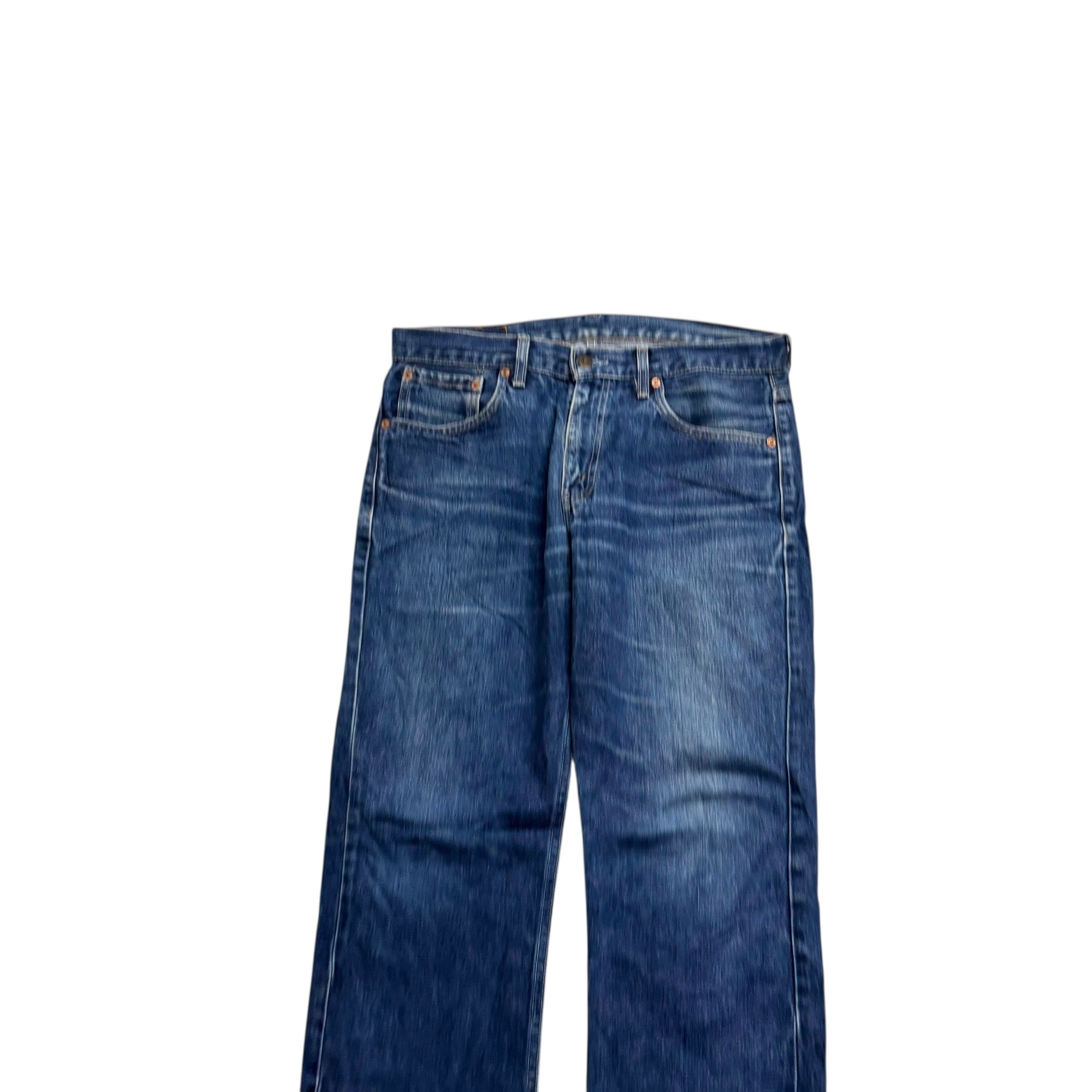 Levis 581 Jeans W33 L31 Mens Mid Blue Regular Straight Fit Vintage Denim