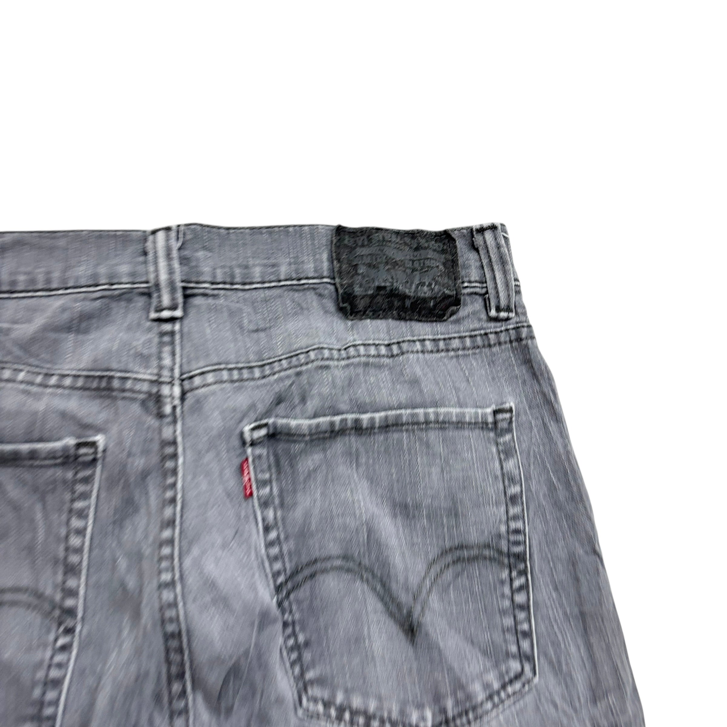 Levis 511 Jeans W32 L26 Mens Grey Slim Fit Stretch Vintage Denim