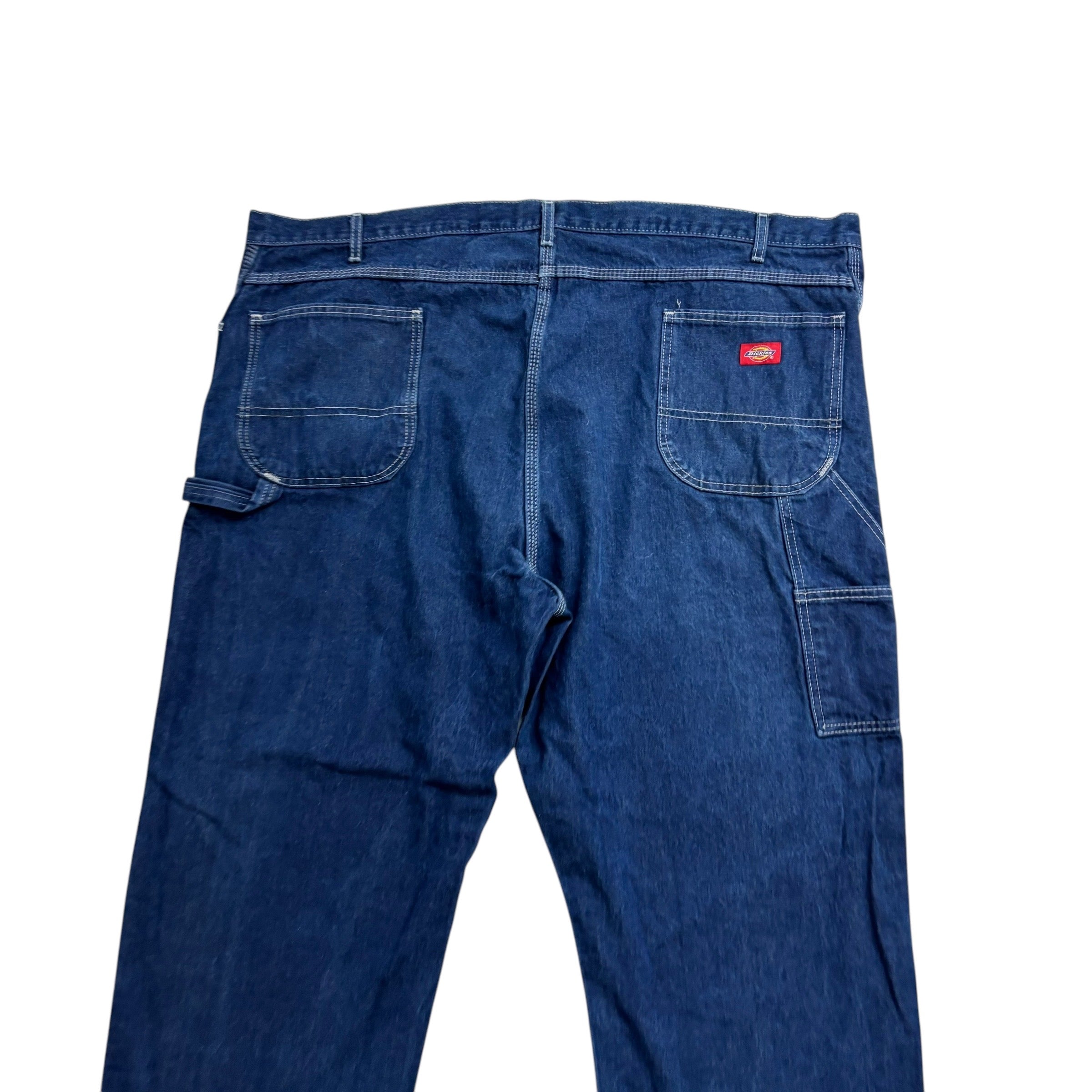 Dickies Carpenter Jeans W48 L27 Mens Dark Blue Relaxed Straight Fit Pants