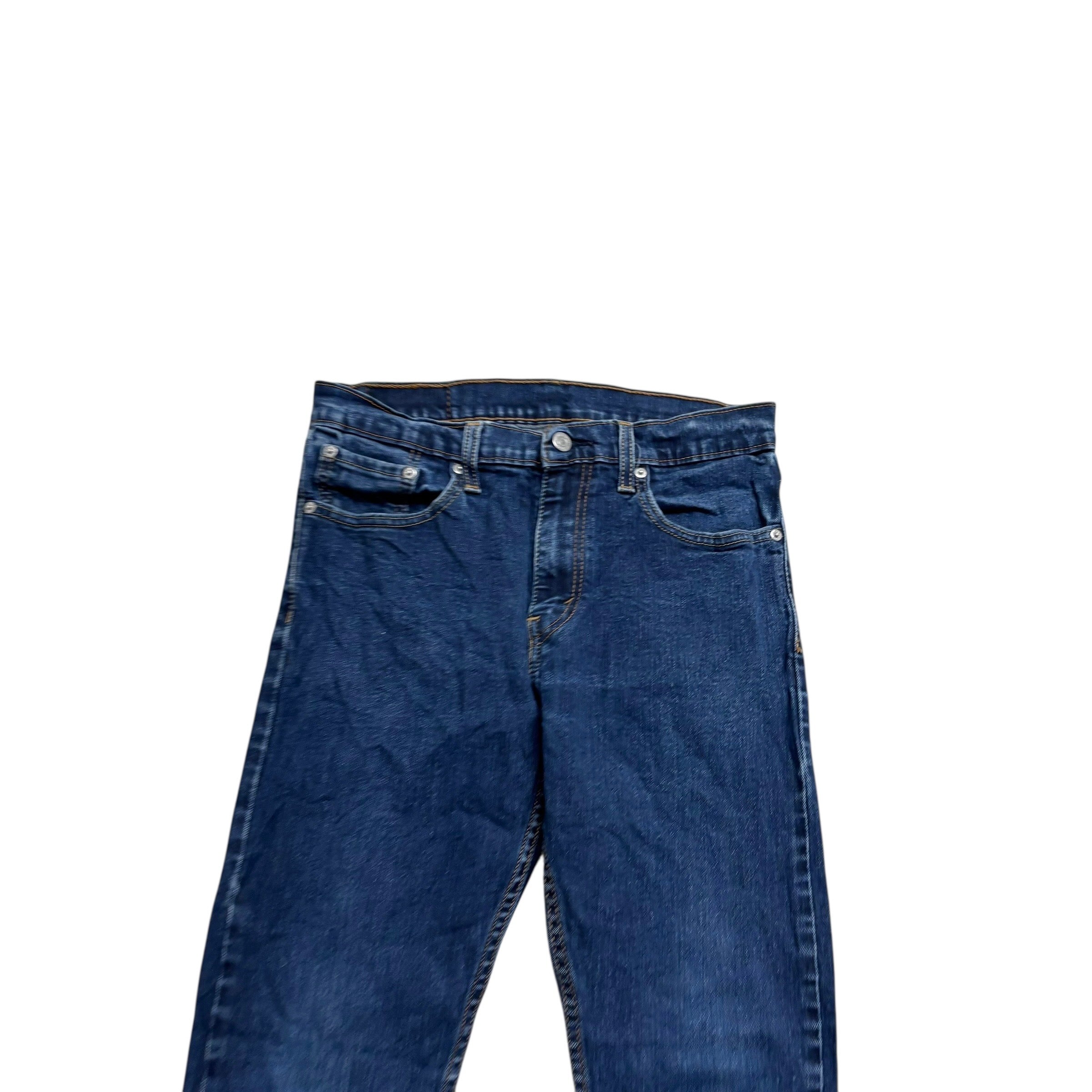 Levis 512 Jeans W30 L29 Mens Dark Blue Slim Tapered Fit Stretch Denim (E)