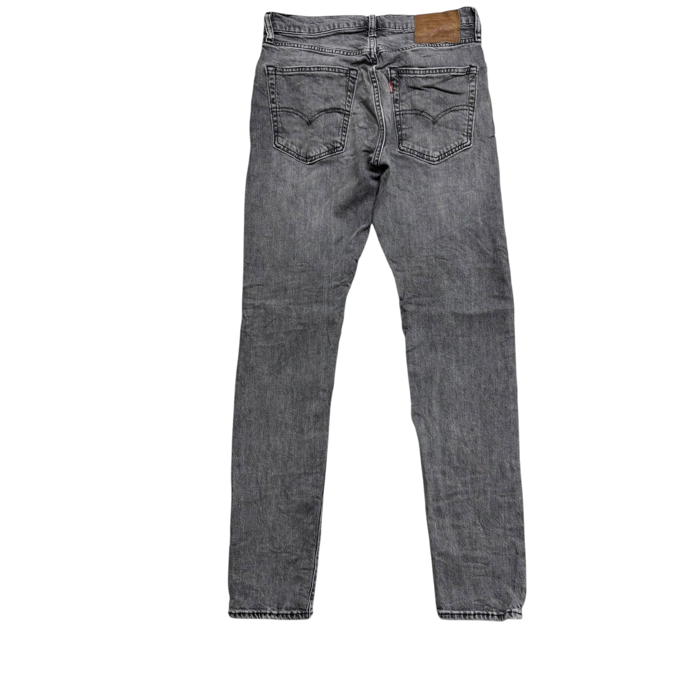 Levis 512 Jeans W30 L32 Mens Grey Slim Tapered Fit Stretch Premium Denim (E)