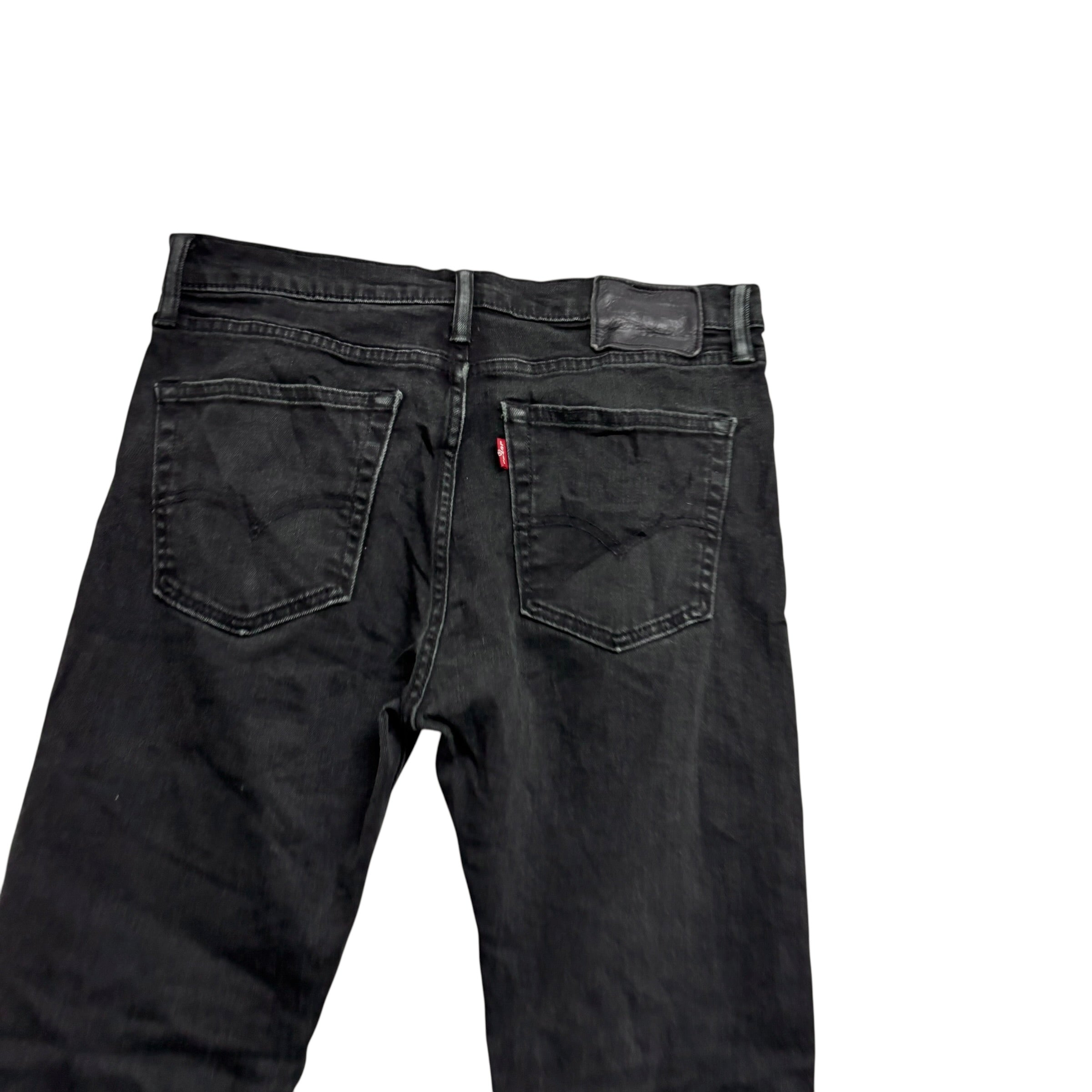 Levis 510 Jeans W31 L30 Mens Black Skinny Fit Stretch Denim