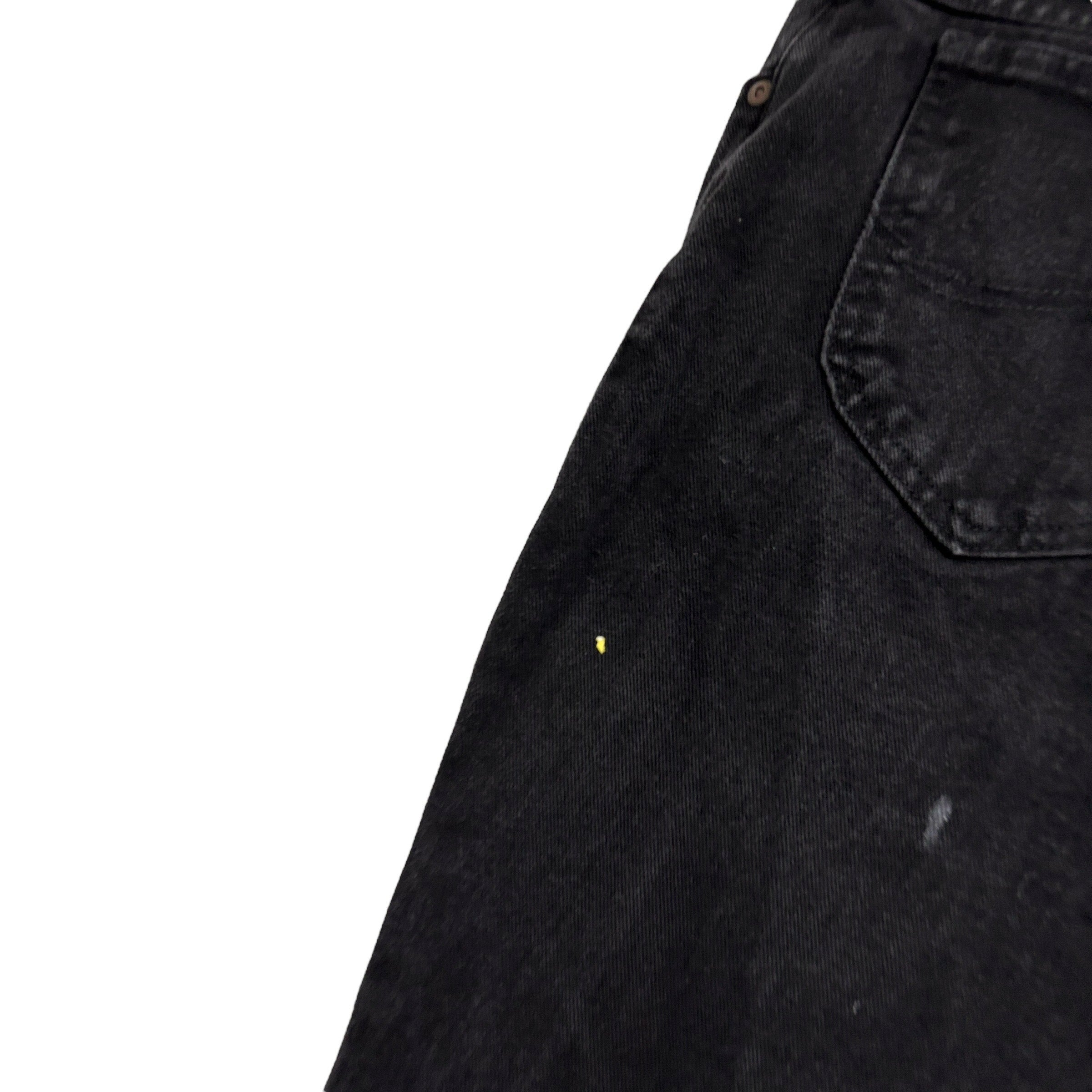 Lee Jeans W44 L34 Mens Black Relaxed Straight Fit Vintage Denim