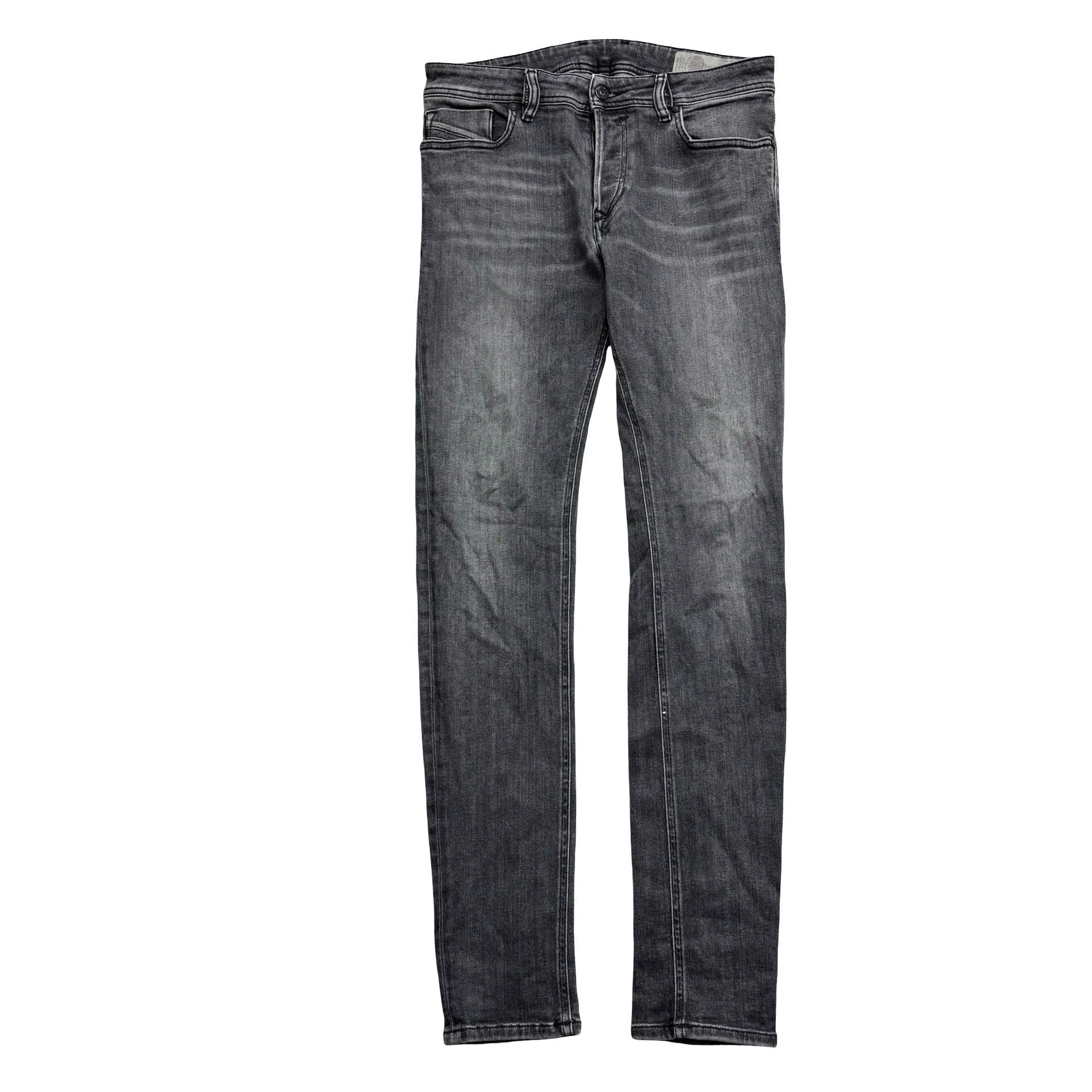 Diesel Sleenker Jeans W31 L32 Mens Grey Slim Skinny Fit Stretch Denim