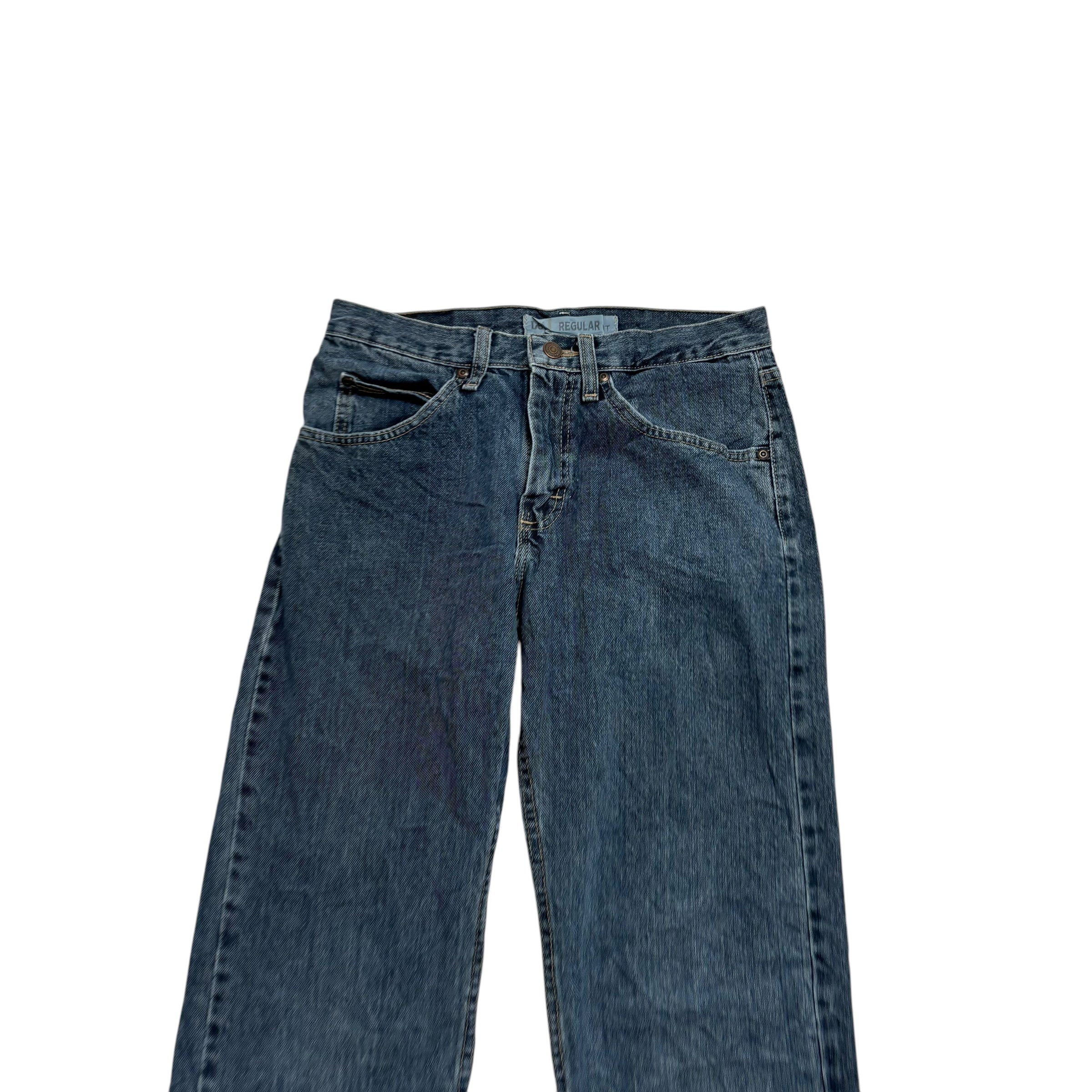 Lee Jeans W29 L30 Mens Dark Blue Regular Straight Fit Vintage Denim (E)