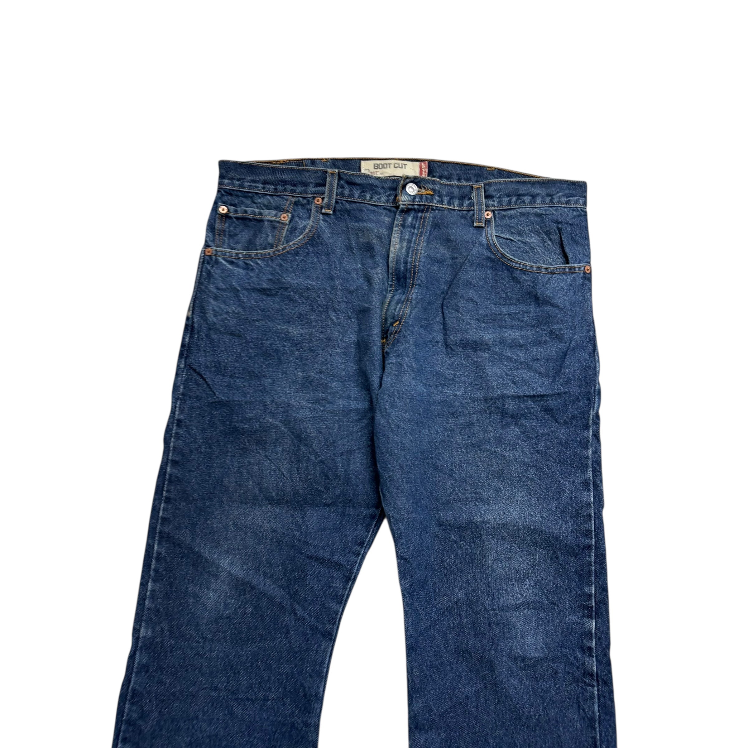 Levis 517 Jeans W38 L27 Mens Mid Blue Regular Bootcut Fit Vintage Denim (E)