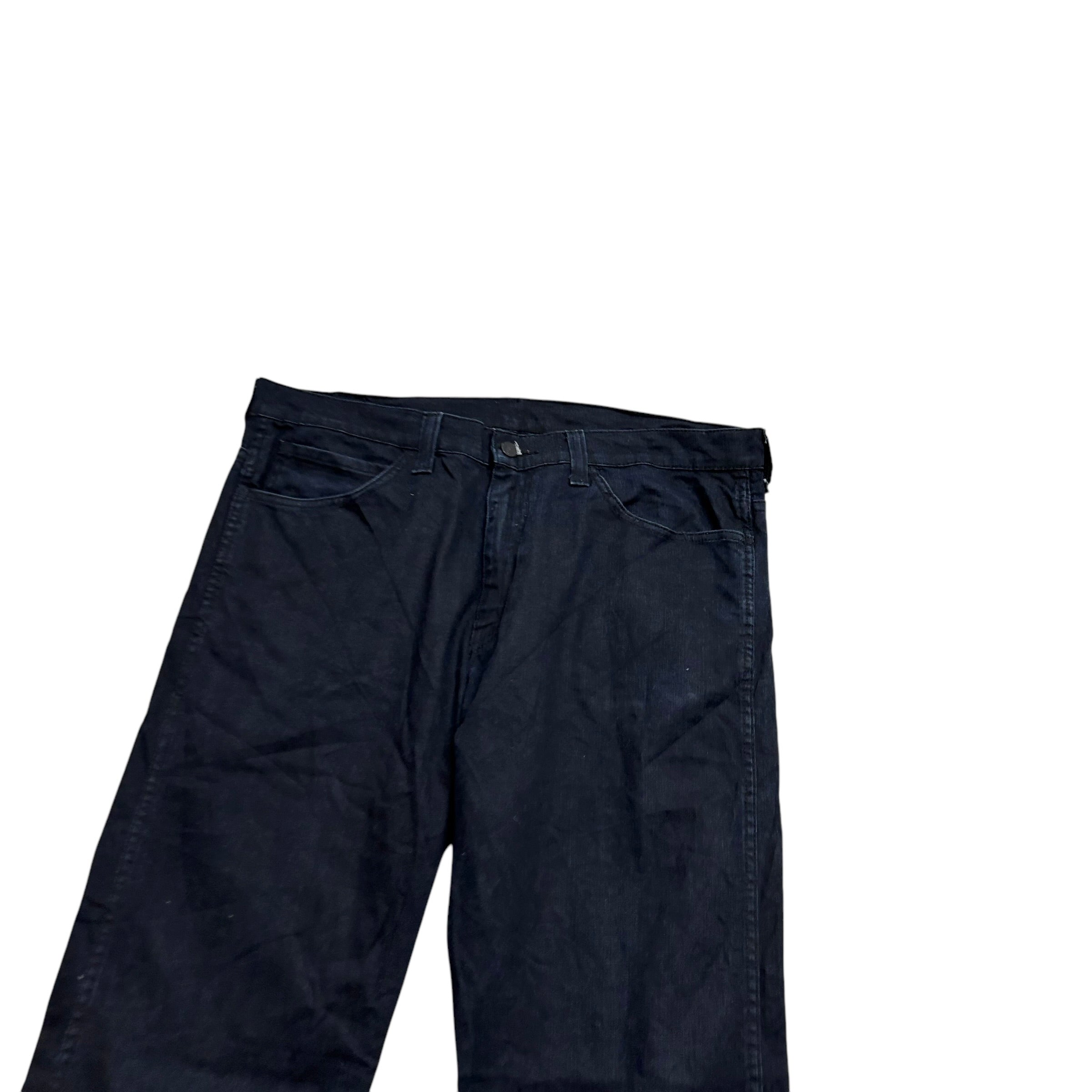 Levis 569 Jeans W36 L34 Mens Navy Blue Relaxed Straight Fit Stretch Denim
