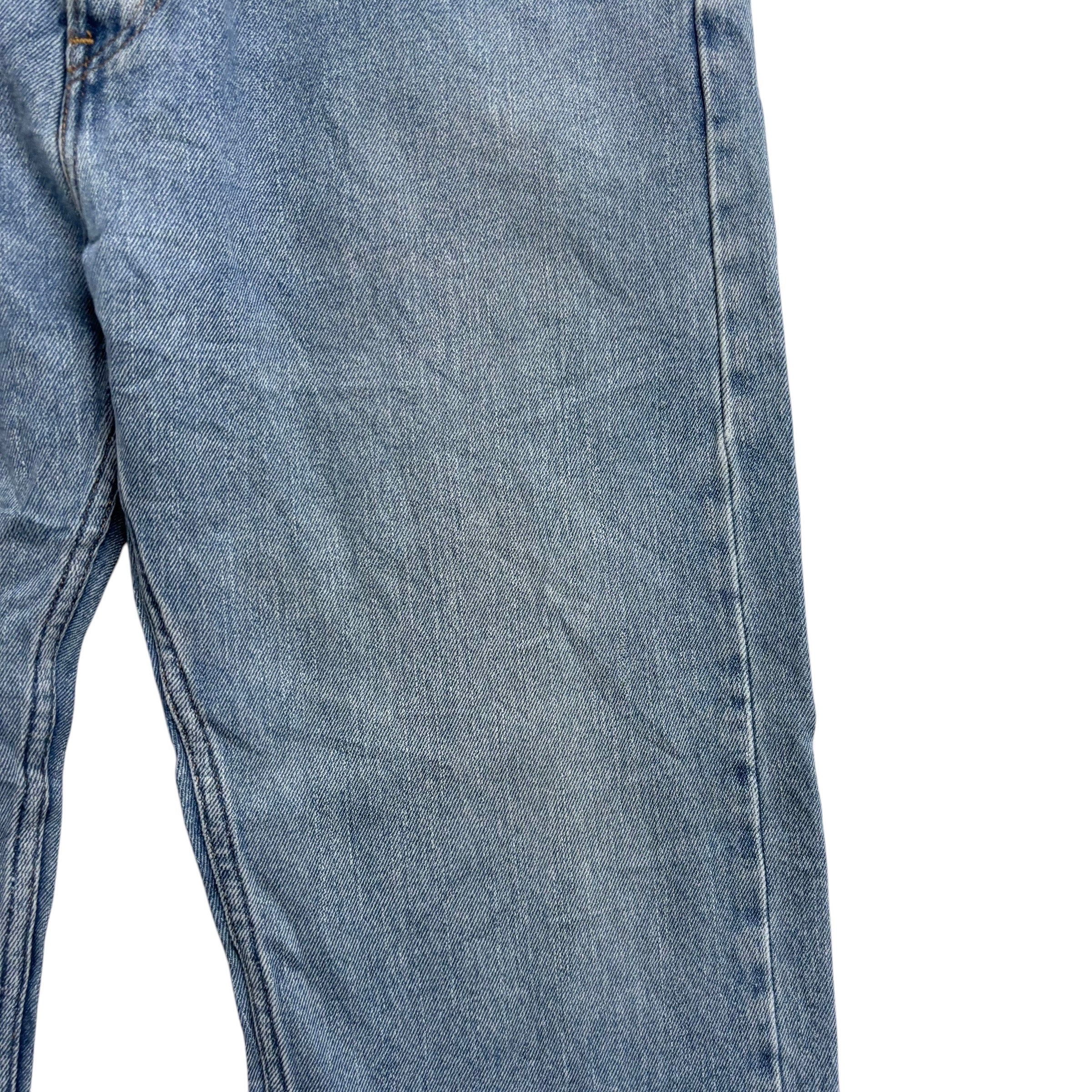 Levis 505 Jeans W36 L32 Mens Light Blue Regular Straight Fit Vintage Denim (F)