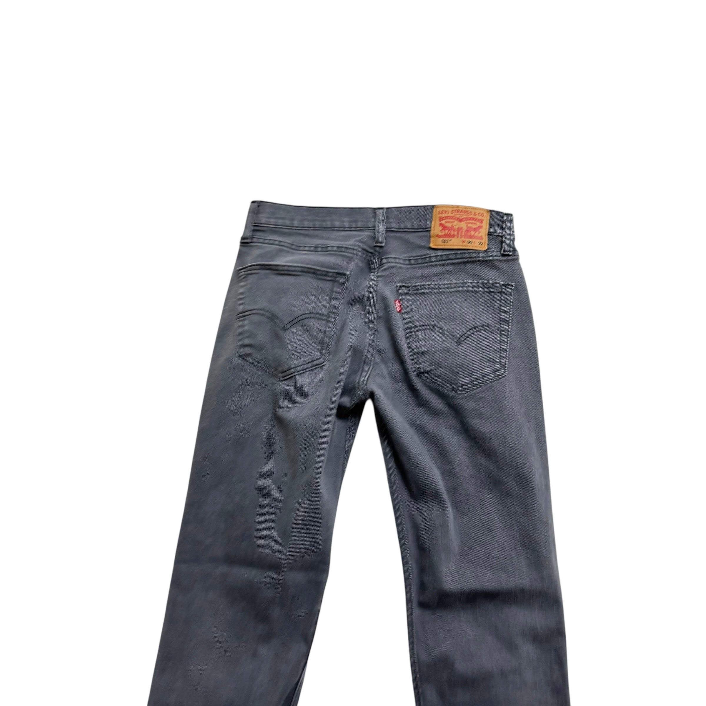 Levis 511 Jeans W30 L30 Mens Grey Slim Fit Stretch Denim (E)