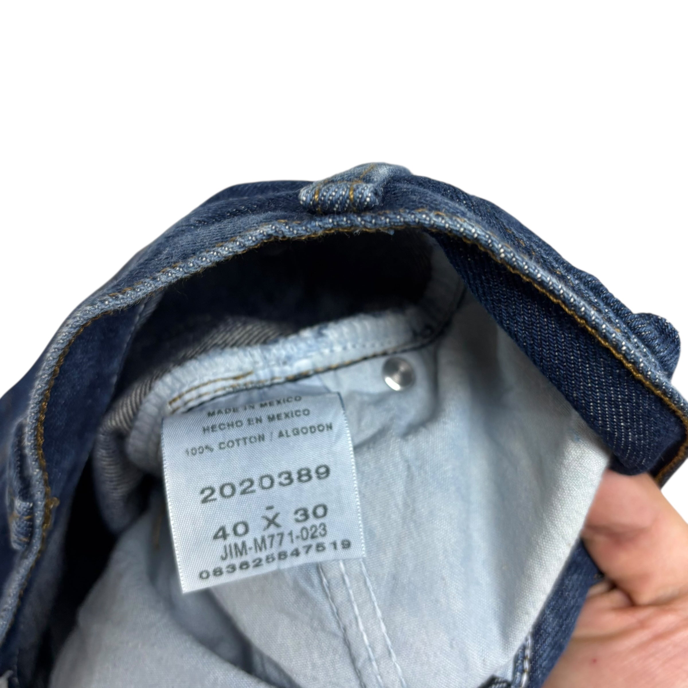 Lee Jeans W40 L30 Mens Dark Blue Relaxed Straight Fit Vintage Denim (E)