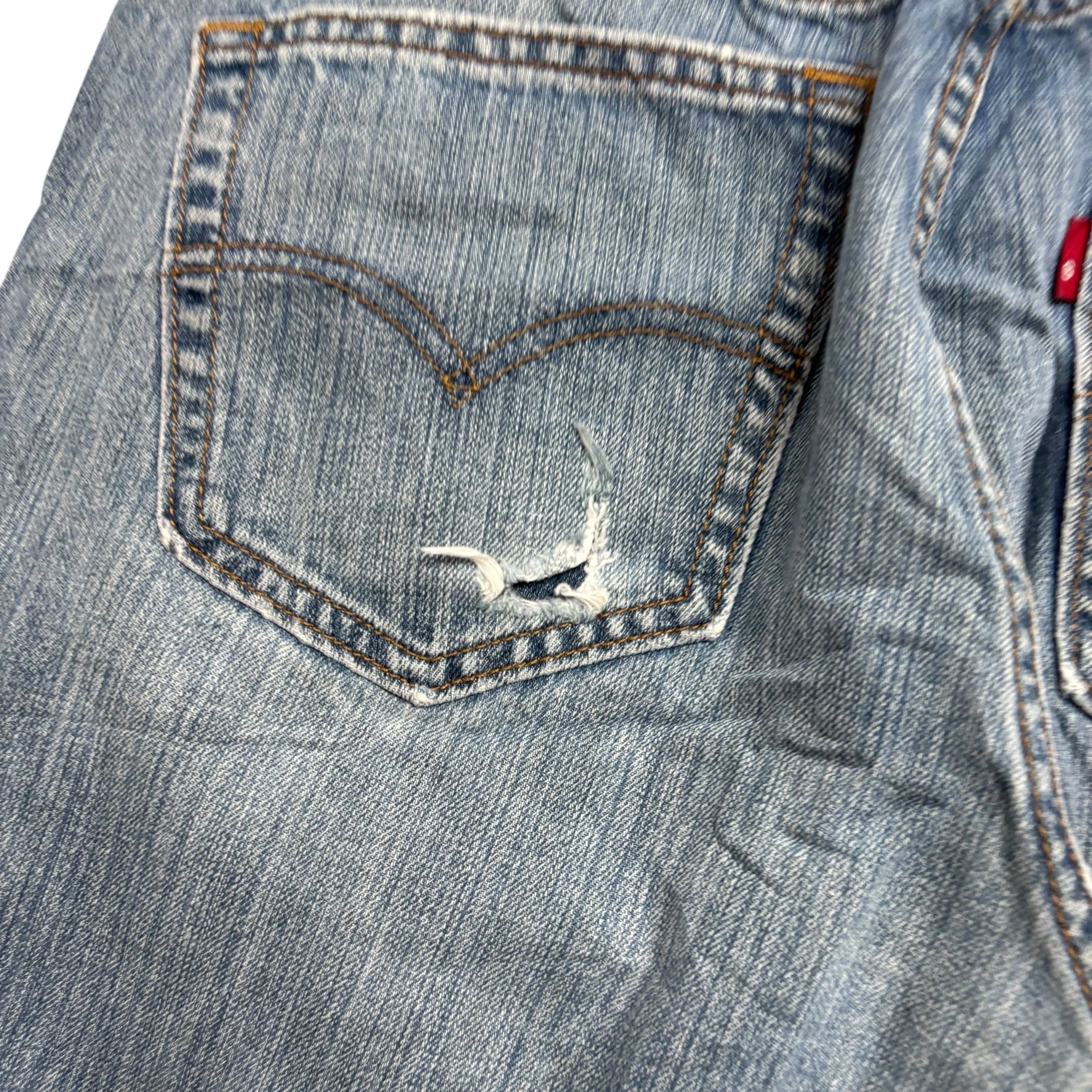 Levis 559 Jeans W32 L30 Mens Blue Baggy Relaxed Straight Fit Denim (F)