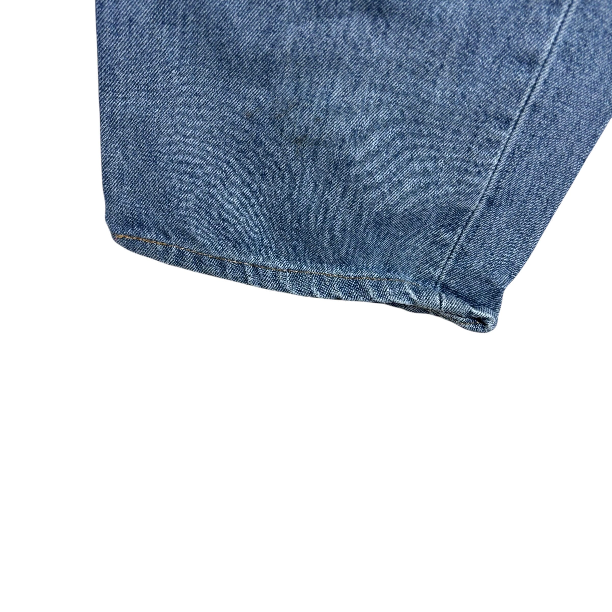 Levis 550 Jeans W44 L31 Mens Mid Blue Baggy Relaxed Straight Fit Denim