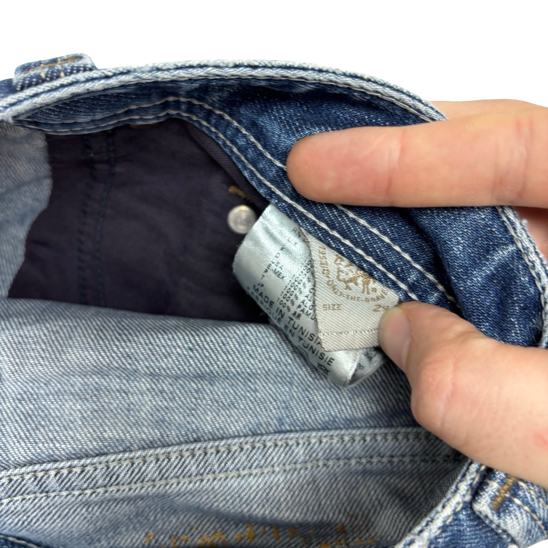 Diesel Larkee Jeans W30 L33 Mens Mid Blue Regular Straight Fit Denim