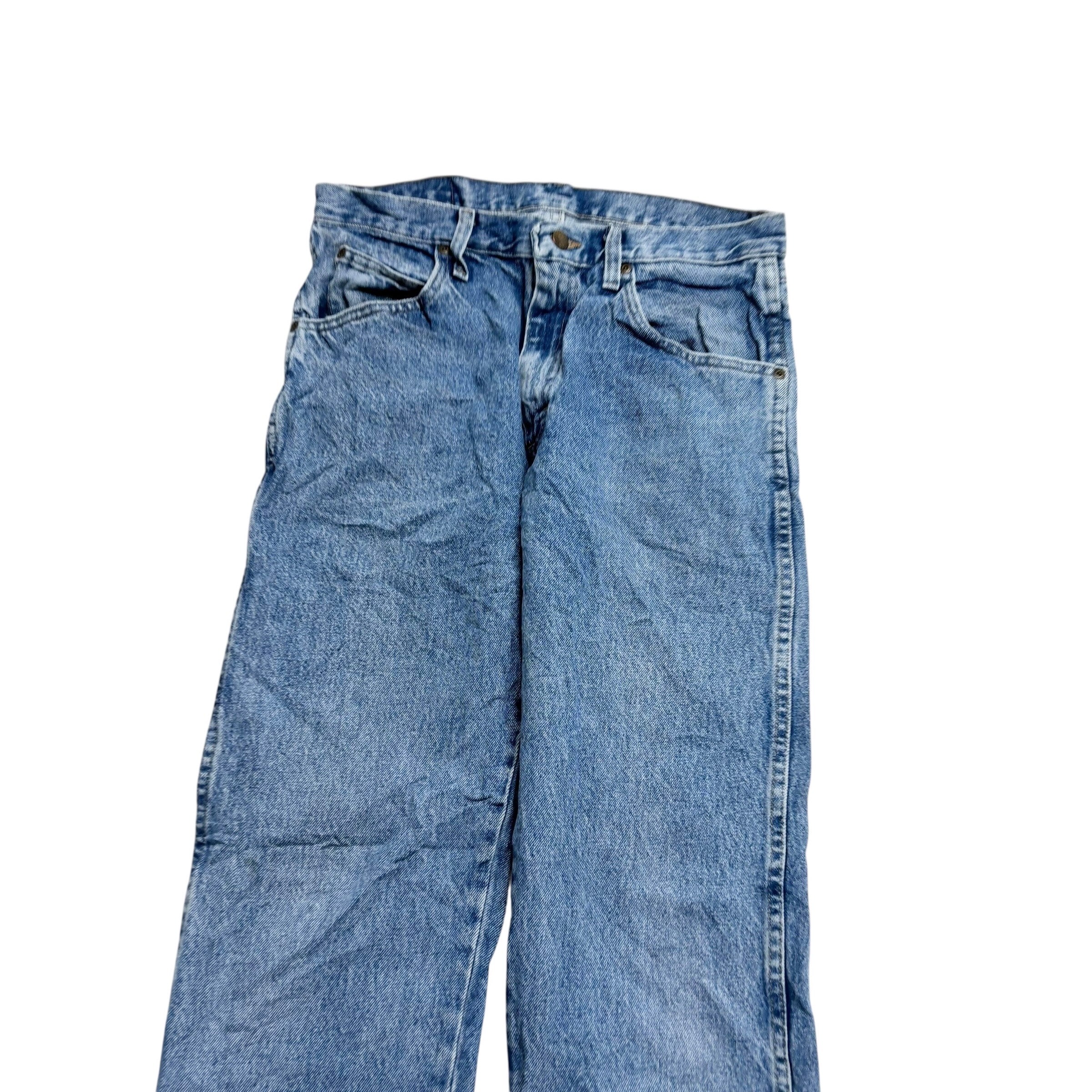 Wrangler Jeans W31 L32 Mens Light Blue Regular Straight Fit Denim