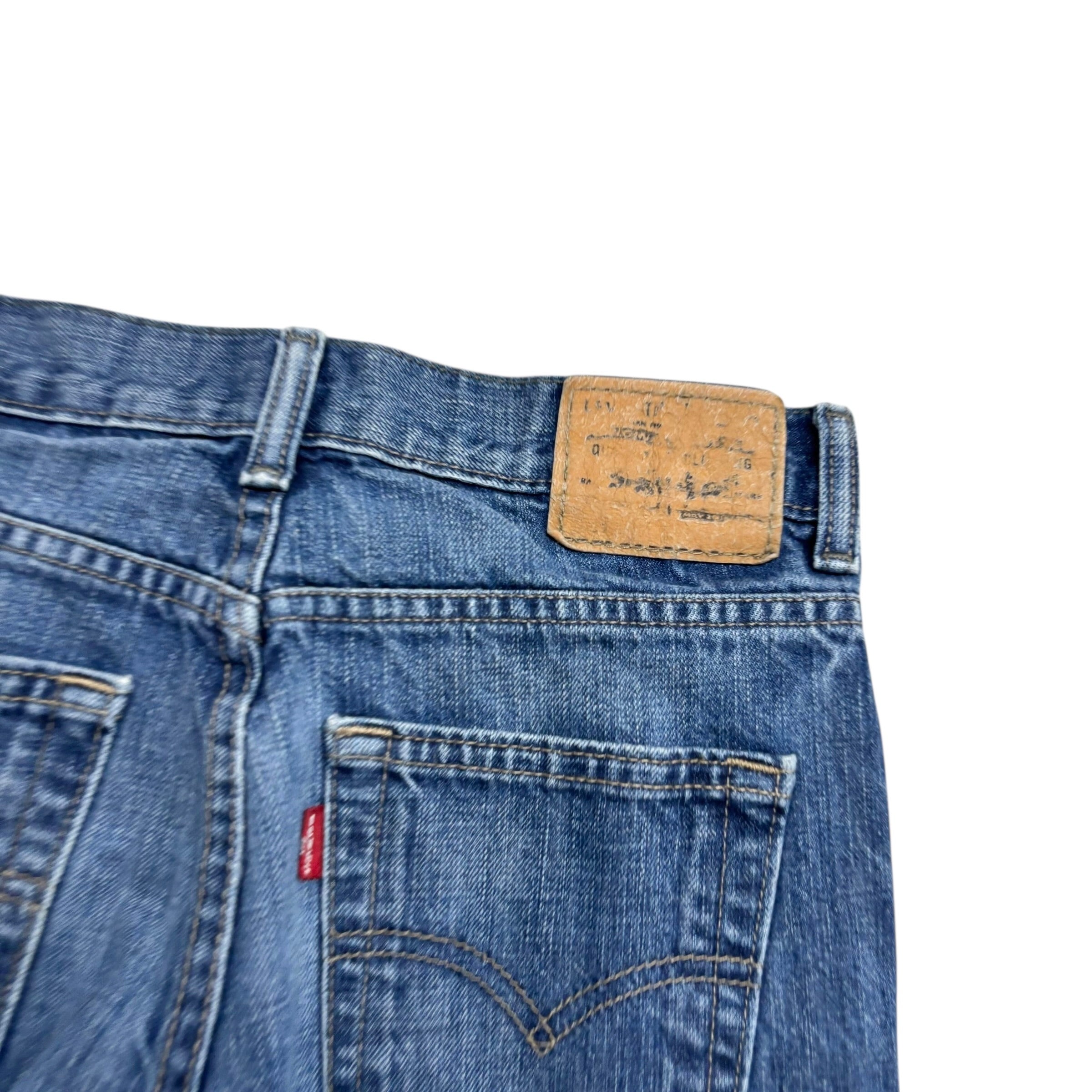 Levis 514 Jeans W27 L27 Mens Mid Blue Regular Straight Fit Vintage Denim