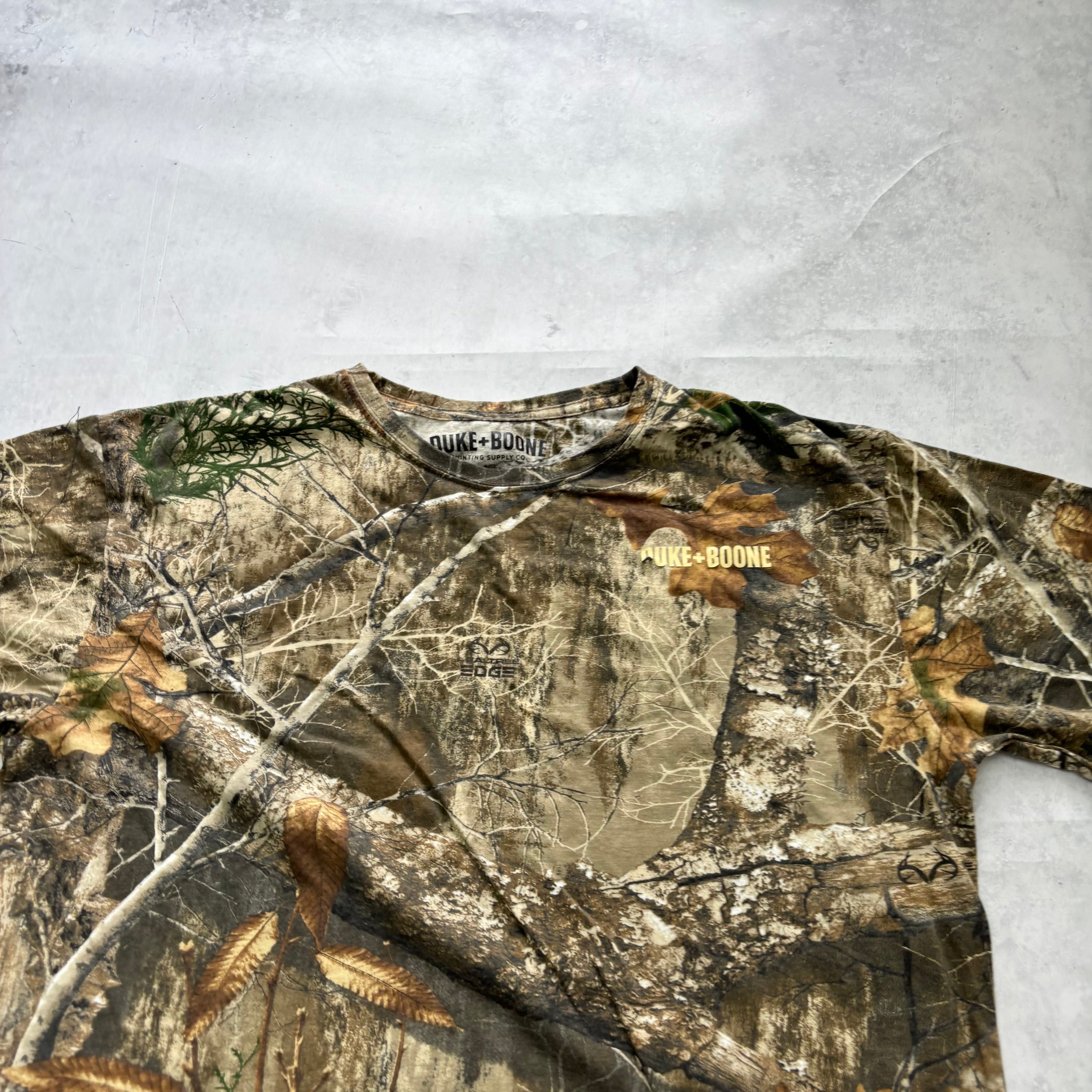 RealTree T Shirt Mens Large Camo Y2K Hunting Cotton (E)