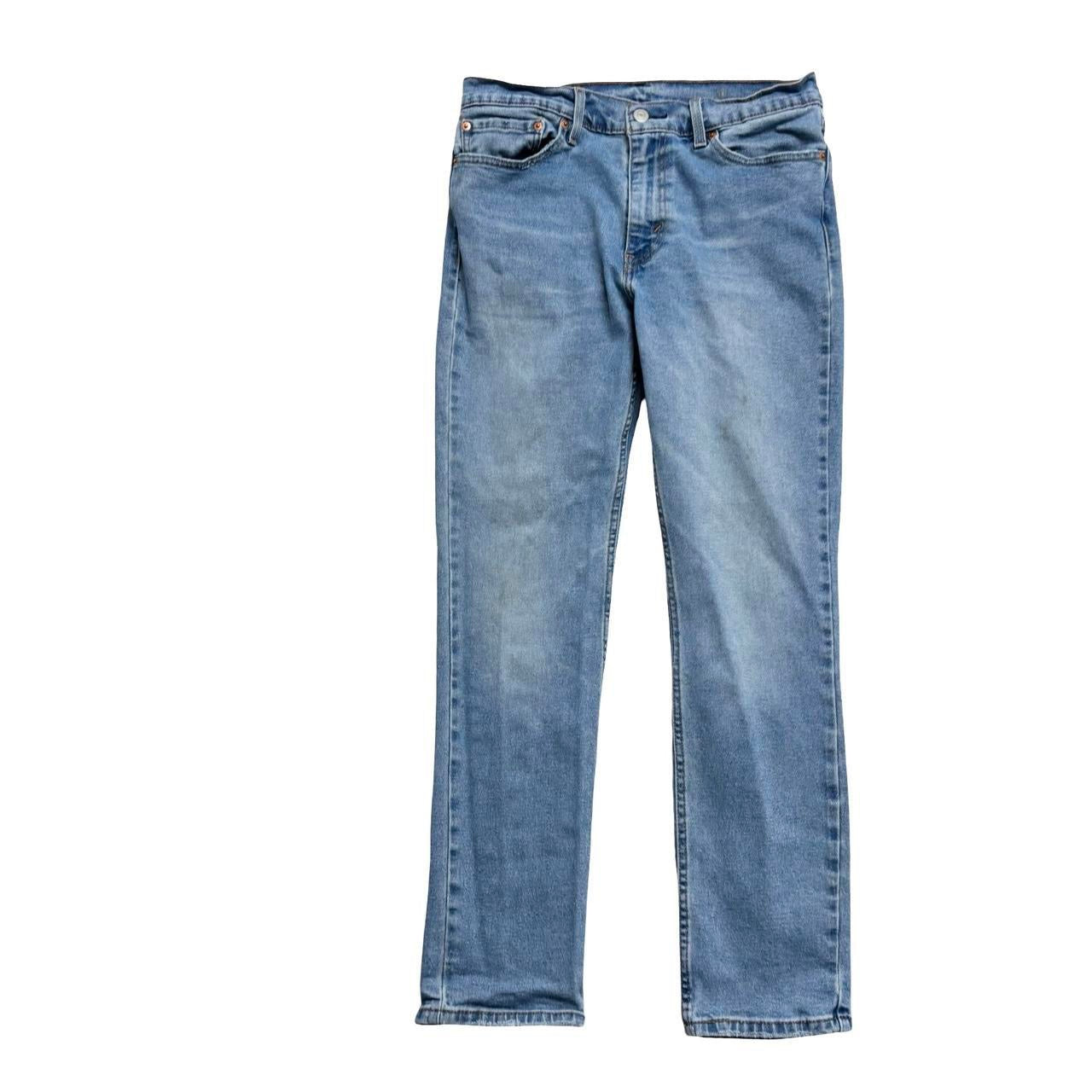 Levis 511 Jeans W31 L29 Mens Light Blue Slim Fit Stretch Denim (F)