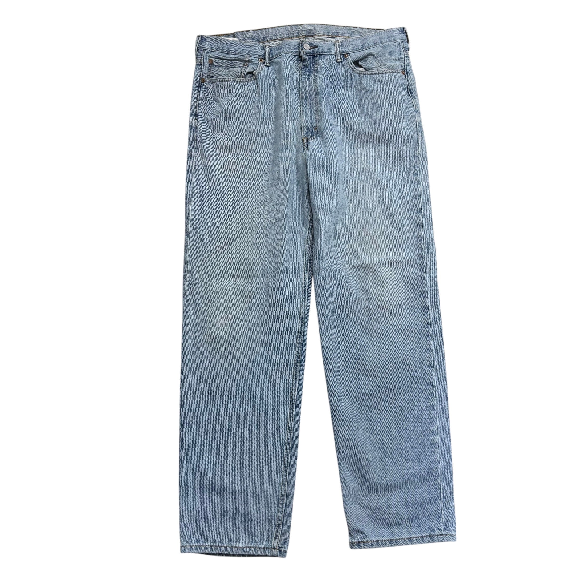 Levis 550 Jeans W40 L34 Mens Light Blue Baggy Relaxed Straight Fit Denim (F)