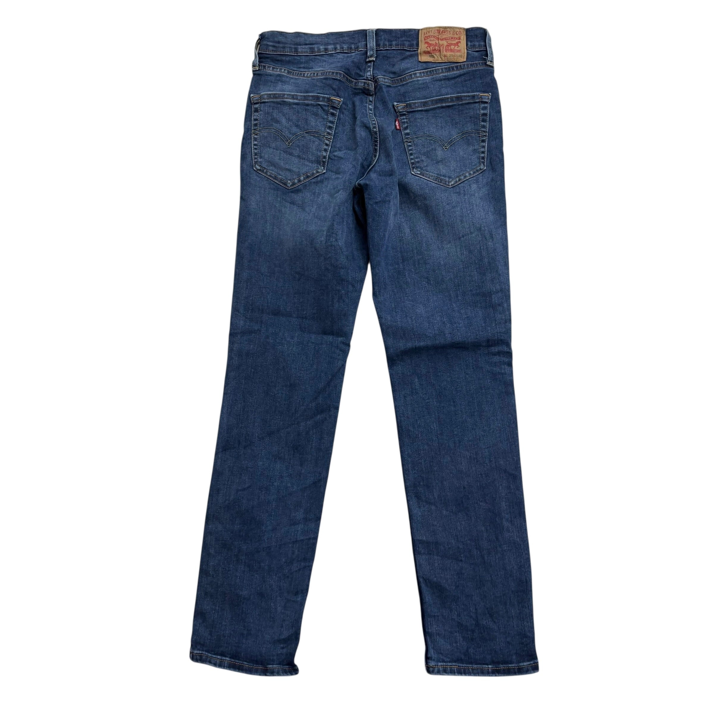 Levis 511 Jeans W28 L30 Mens Mid Blue Slim Fit Stretch Denim (E)