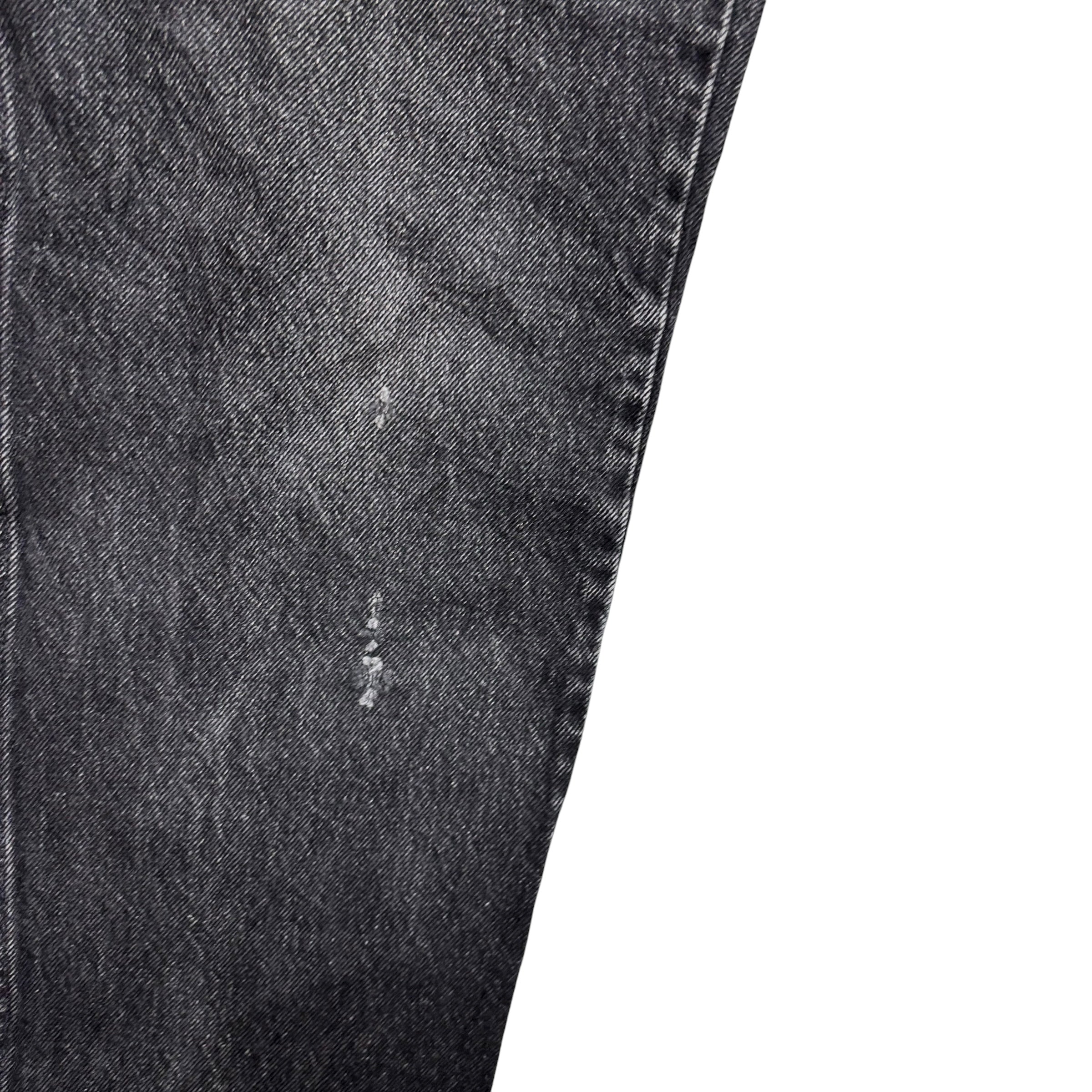 Levis 516 Jeans W34 L30 Mens Black Slim Straight Fit Vintage Denim