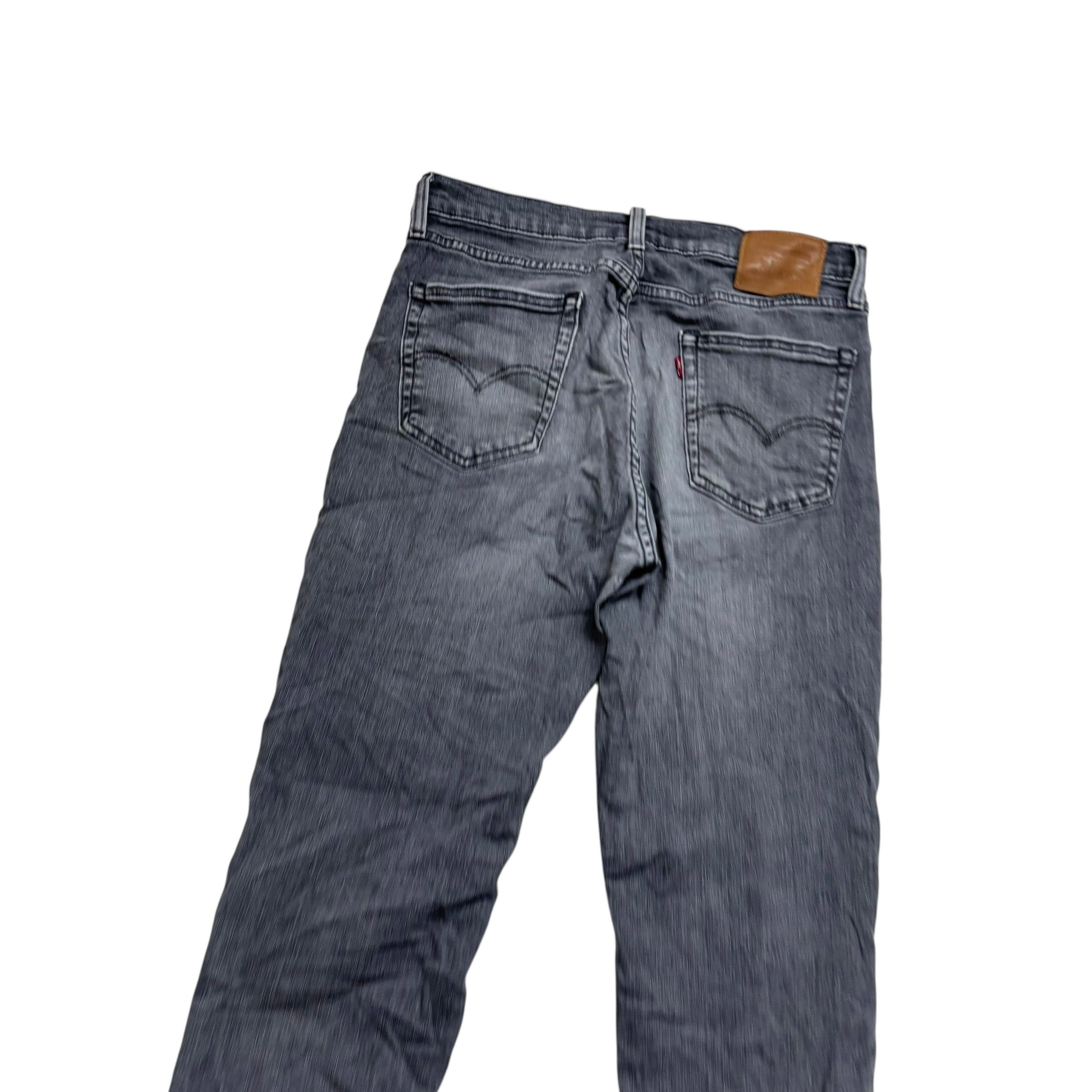 Levis 511 Jeans W32 L32 Mens Grey Slim Fit Stretch Premium Denim (E)