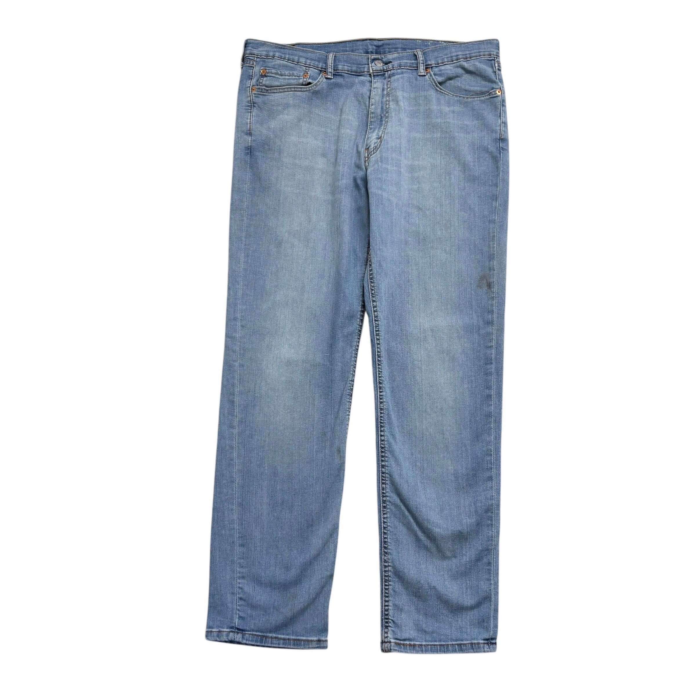 Levis 541 Jeans W36 L33 Mens Light Blue Athletic Tapered Fit Stretch Denim (F)