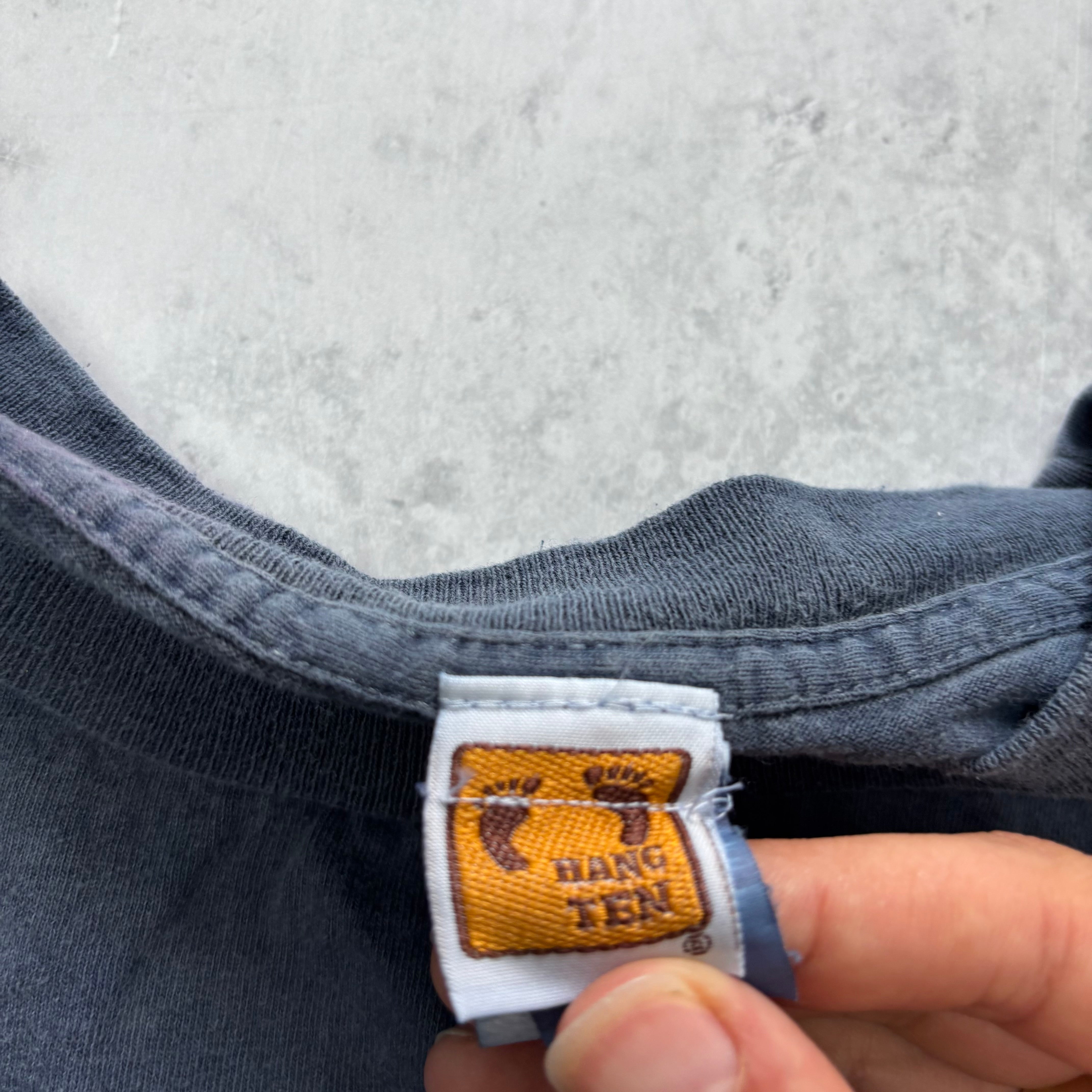 Vintage T Shirt Mens XL Blue Single Stitch Graphic Print 90s USA