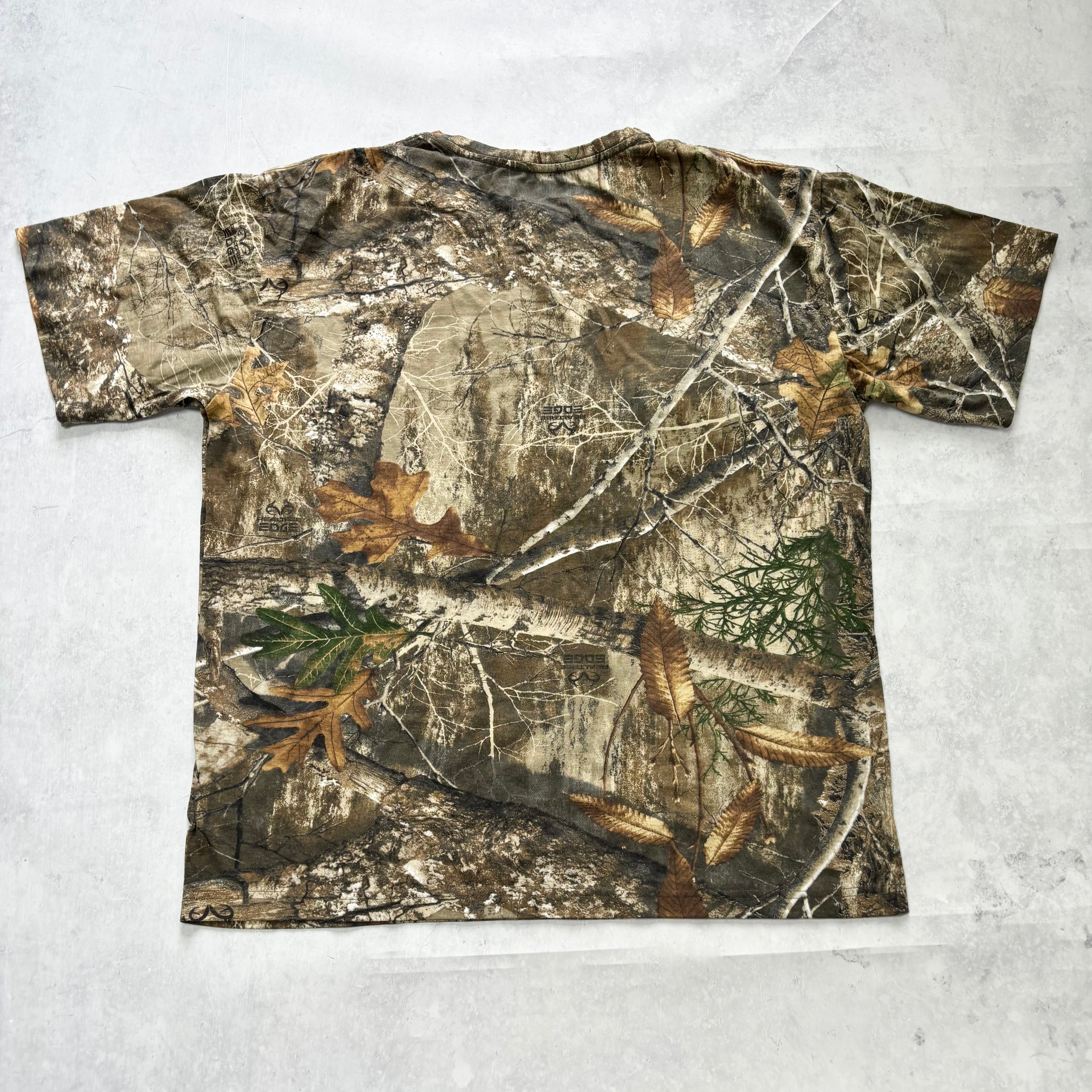 RealTree T Shirt Mens Large Camo Y2K Hunting Cotton (E)