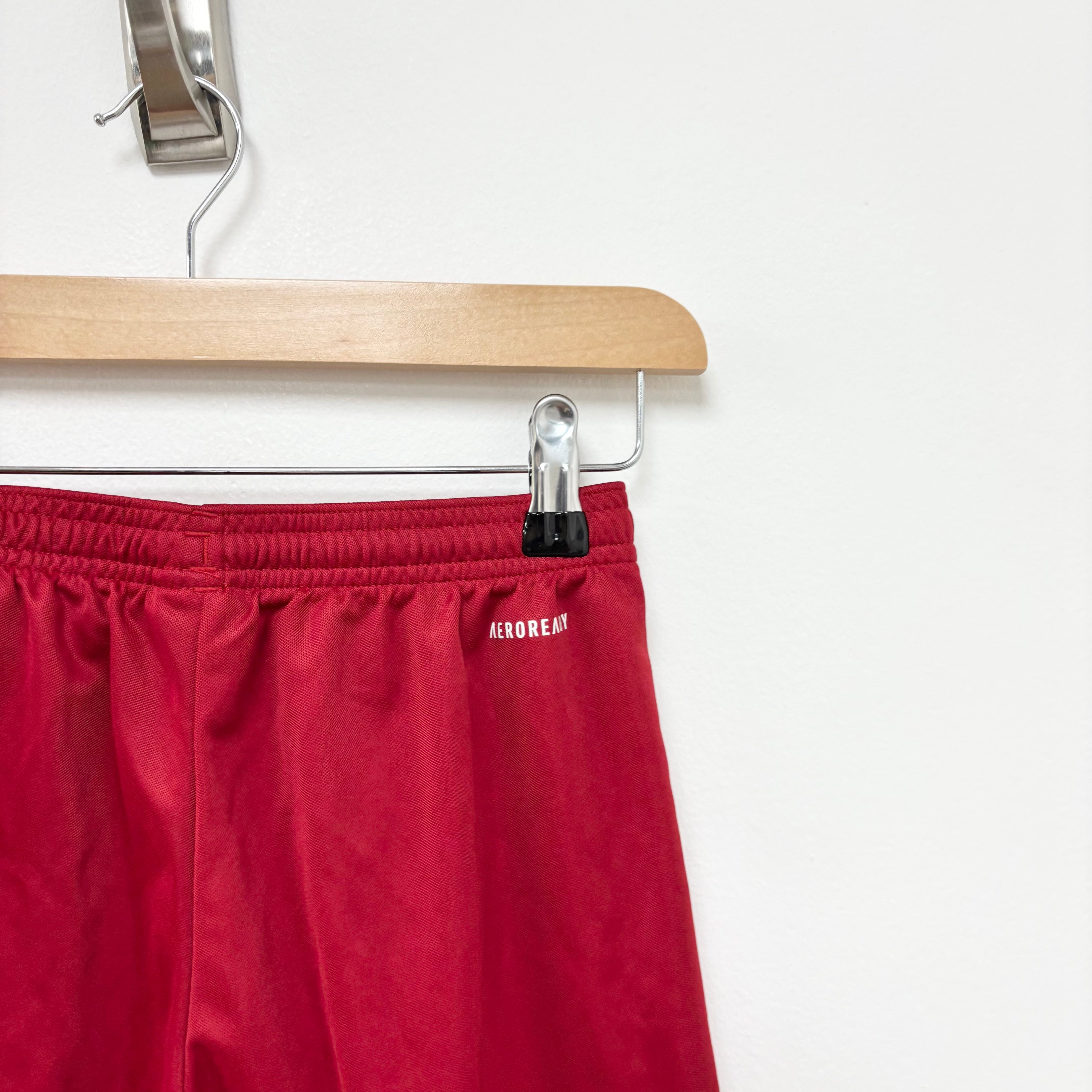 Adidas Shorts Mens Small Red Sports Running Gym Athletic (E)