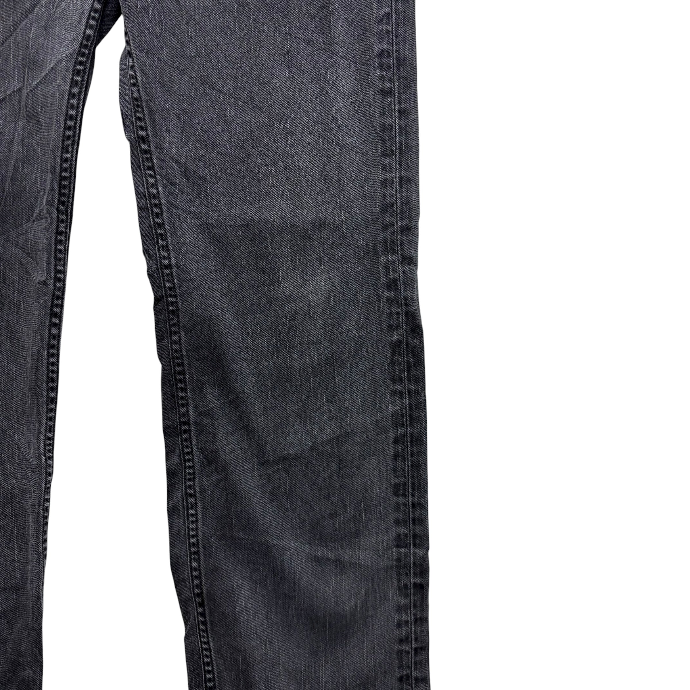 Levis 559 Jeans W34 L34 Mens Black Baggy Relaxed Straight Fit Stretch Denim