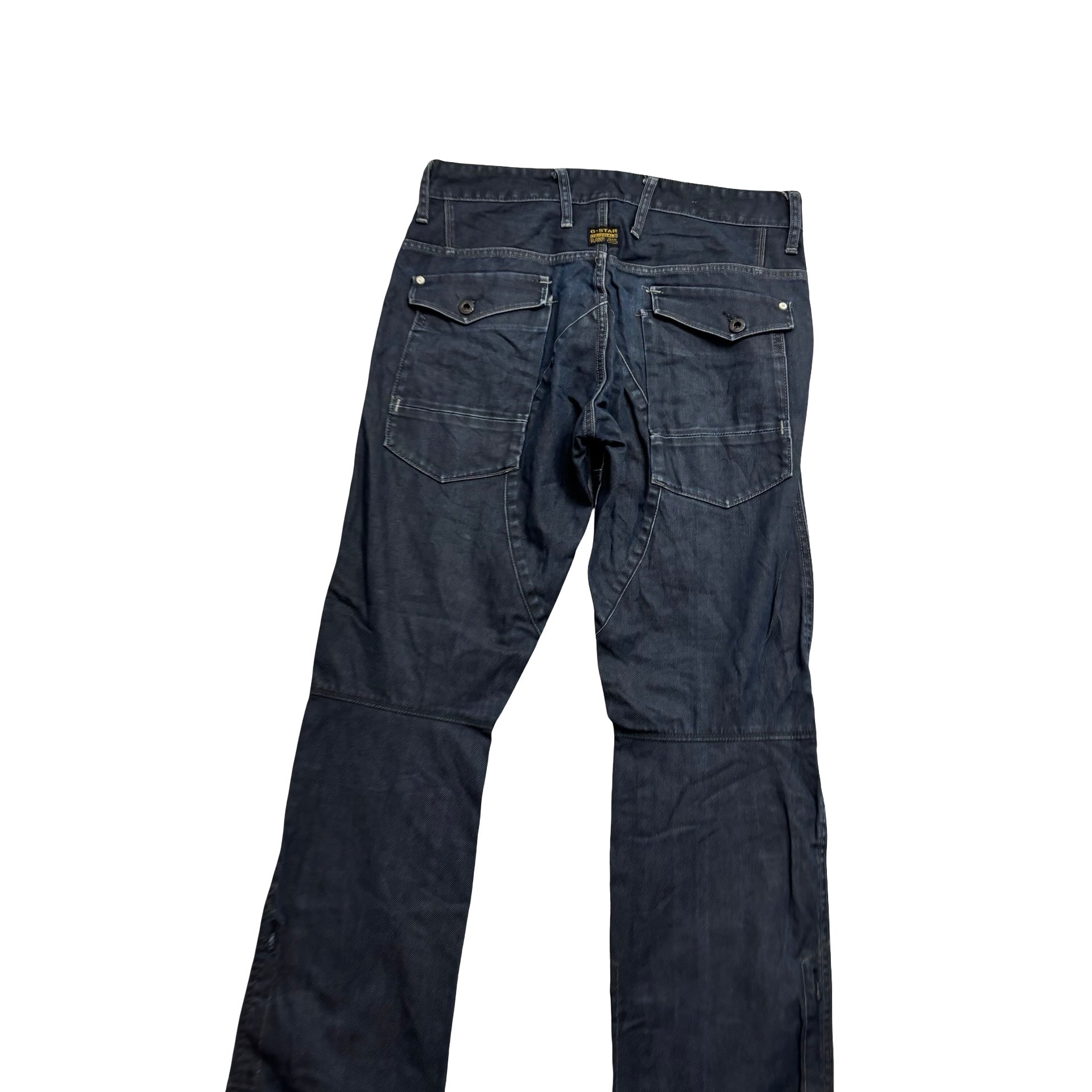 G Star 5620 Tapered Jeans W32 L32 Mens Dark Blue Regular Fit Denim (E)